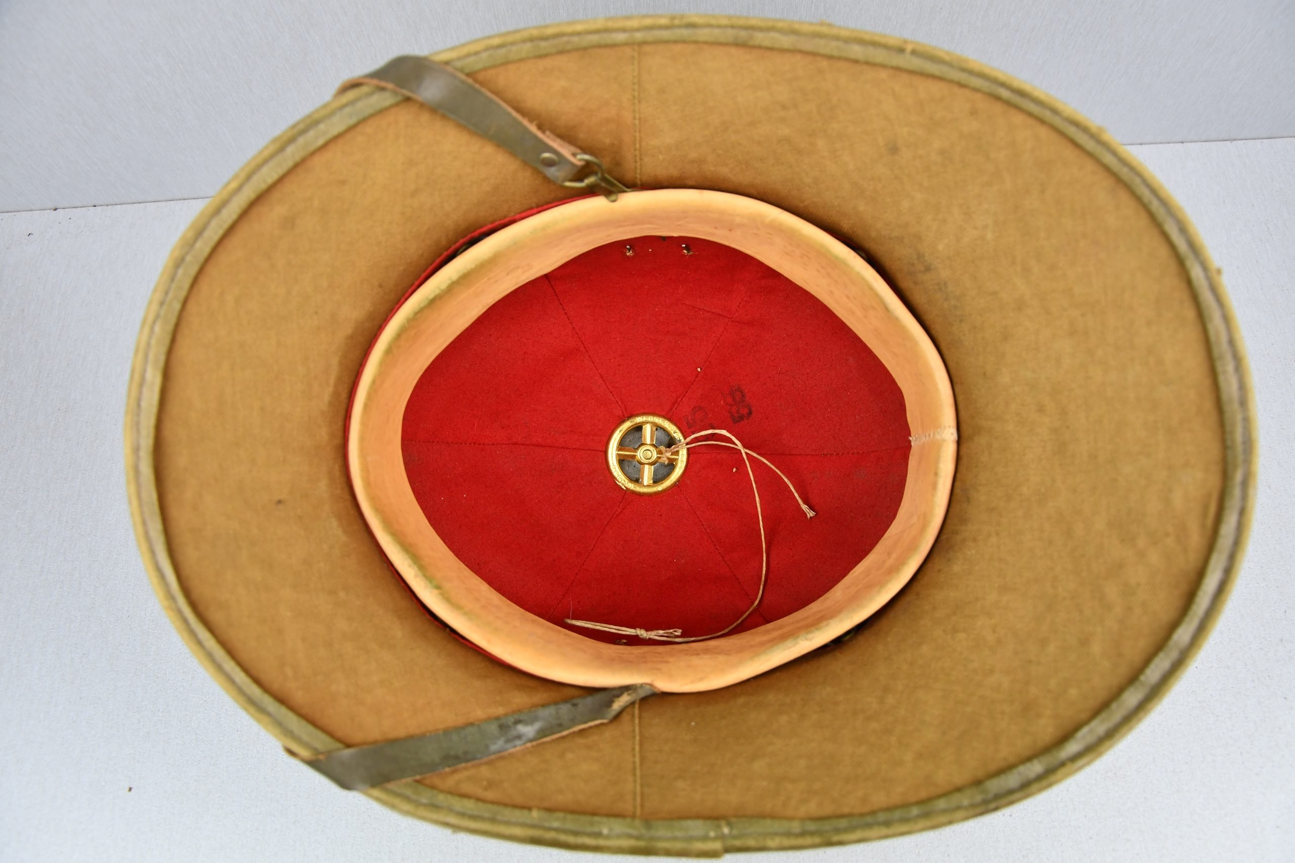 Army (Heer) tropical 'Afrikakorps' first pattern pith helmet by Werner Pause & Co. — image 8