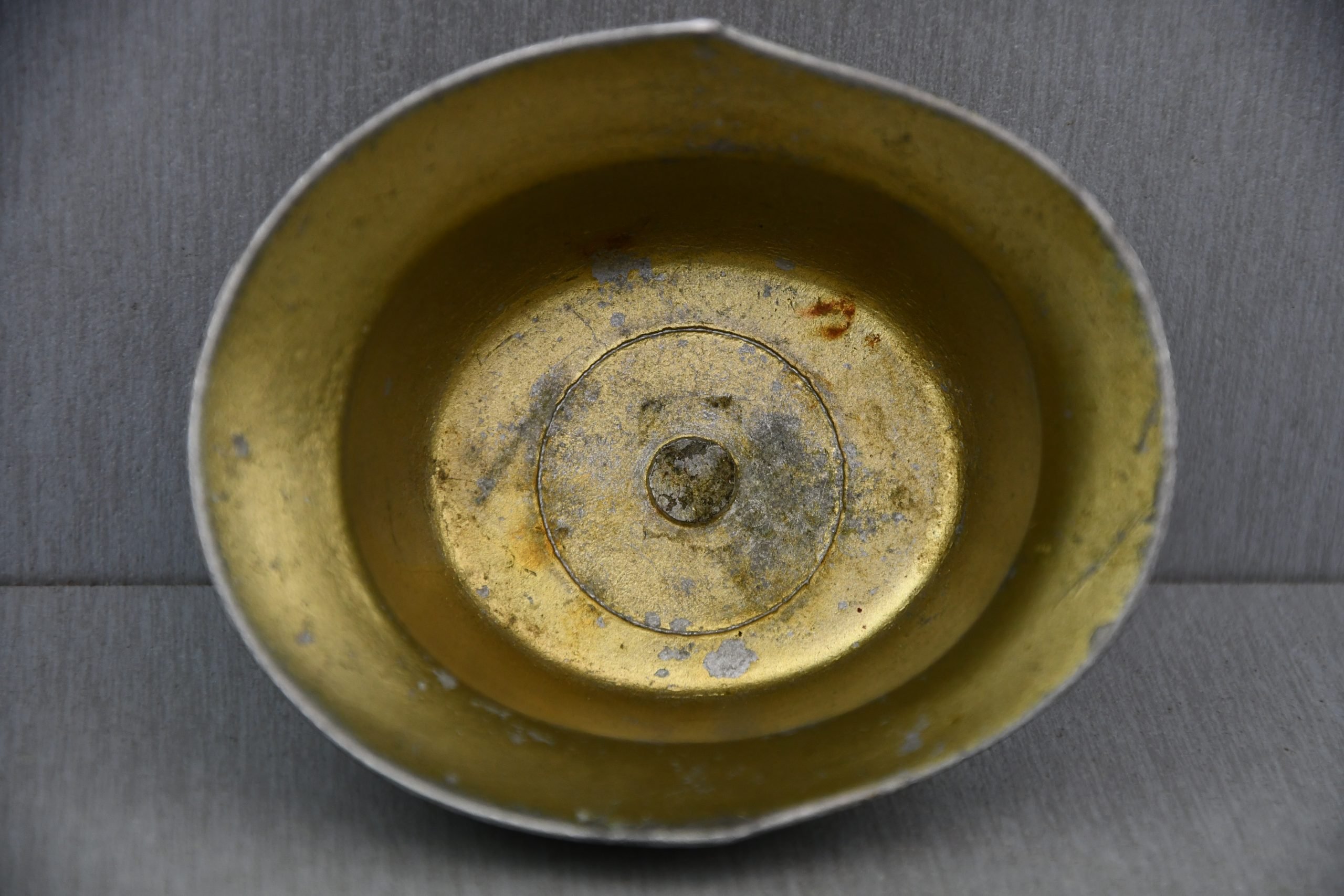 Army (Heer) double decal miniature wedding helmet — image 5