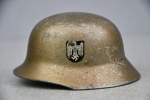 Army (Heer) double decal miniature wedding helmet