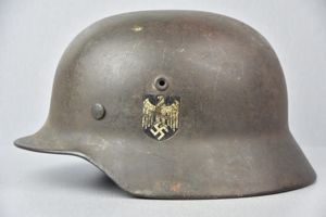 M40 Army (Heer) single decal steel helmet NS64
