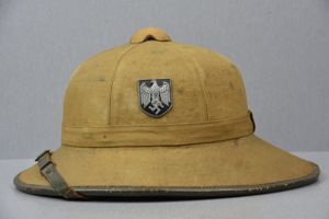 Army (Heer) tropical 'Afrikakorps' first pattern pith helmet by Keller …