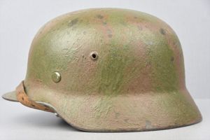 M35 army (Heer) two tone camouflage helmet Q64 1937