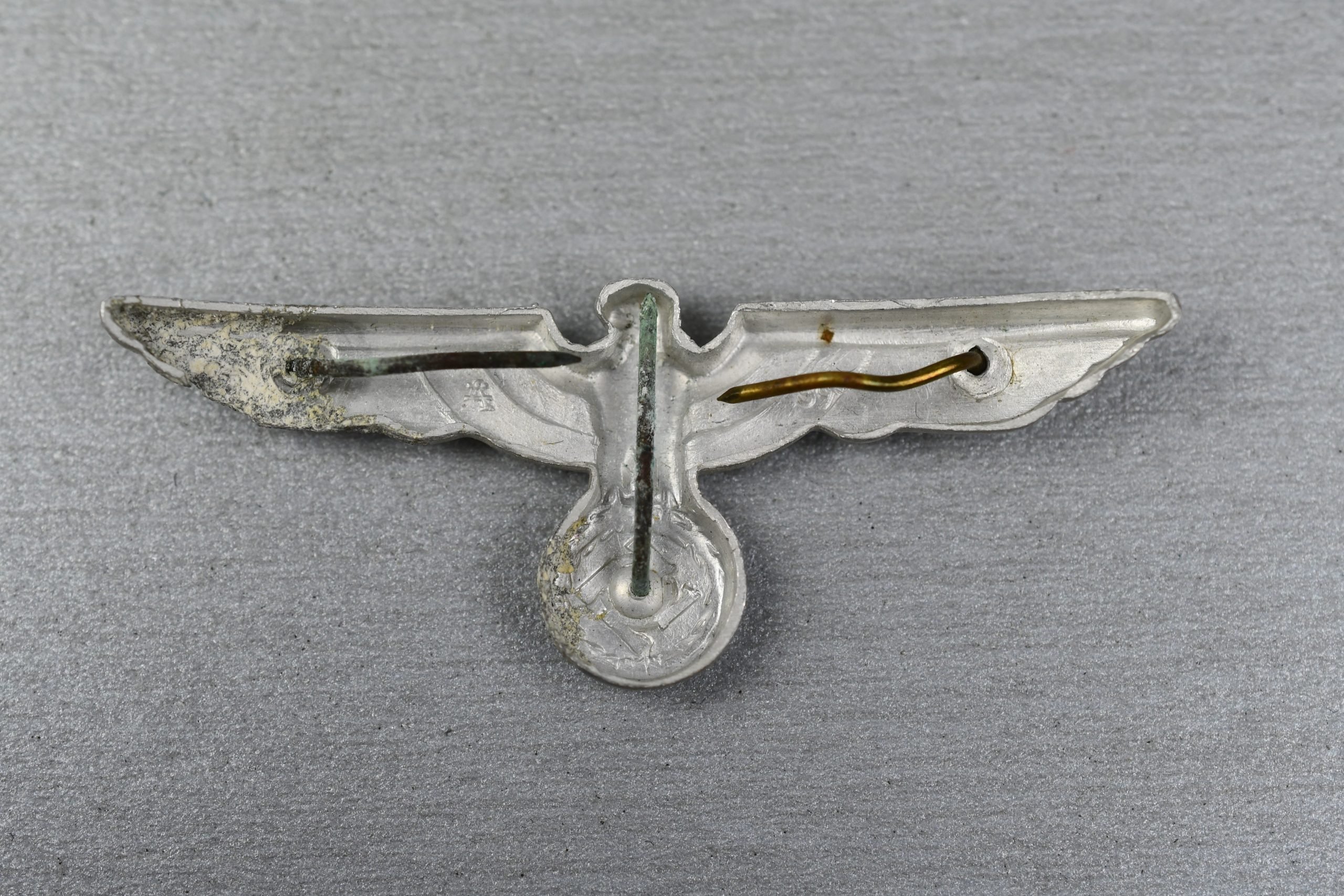 Aluminum army (Heer) visor cap eagle by Assmann 1939 — image 2