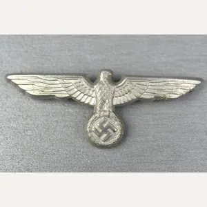 Aluminum army (Heer) visor cap eagle by Assmann 1939