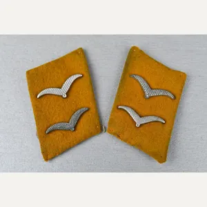 Luftwaffe enlisted 'Flieger' collar tabs for Pilot or Fallschirmjäger