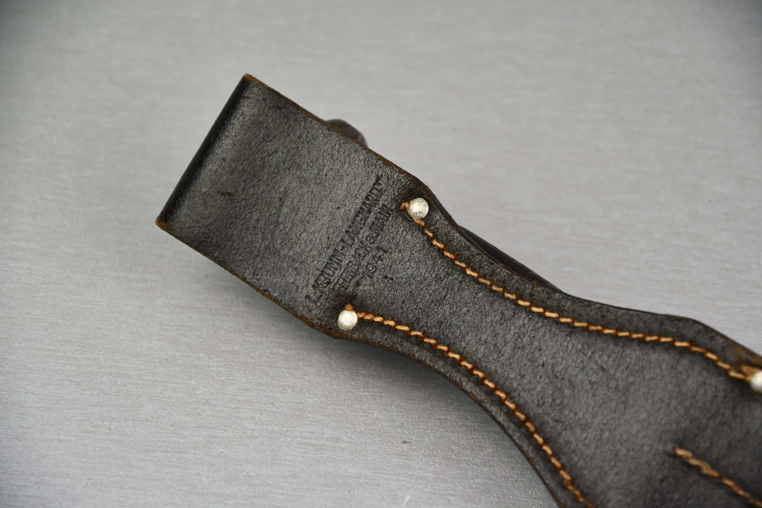 Matching Wehrmacht K98 bayonet by asw 1941 with frog — image 6