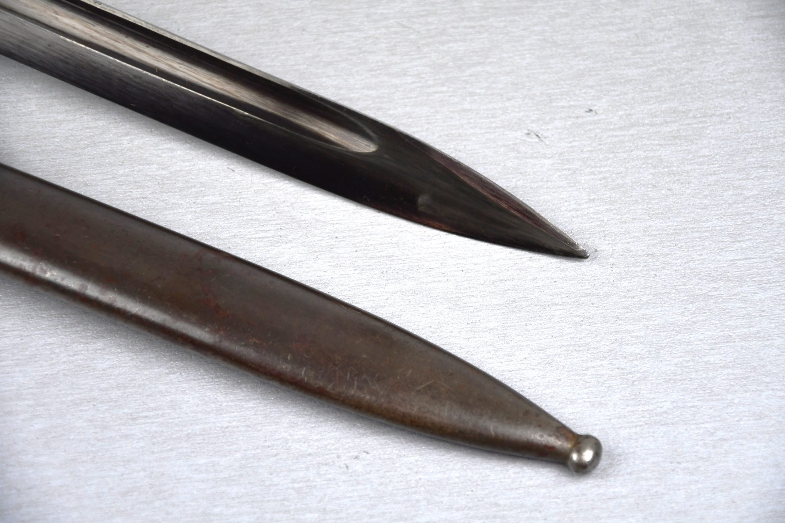 Matching Wehrmacht K98 bayonet by asw 1941 with frog — image 9