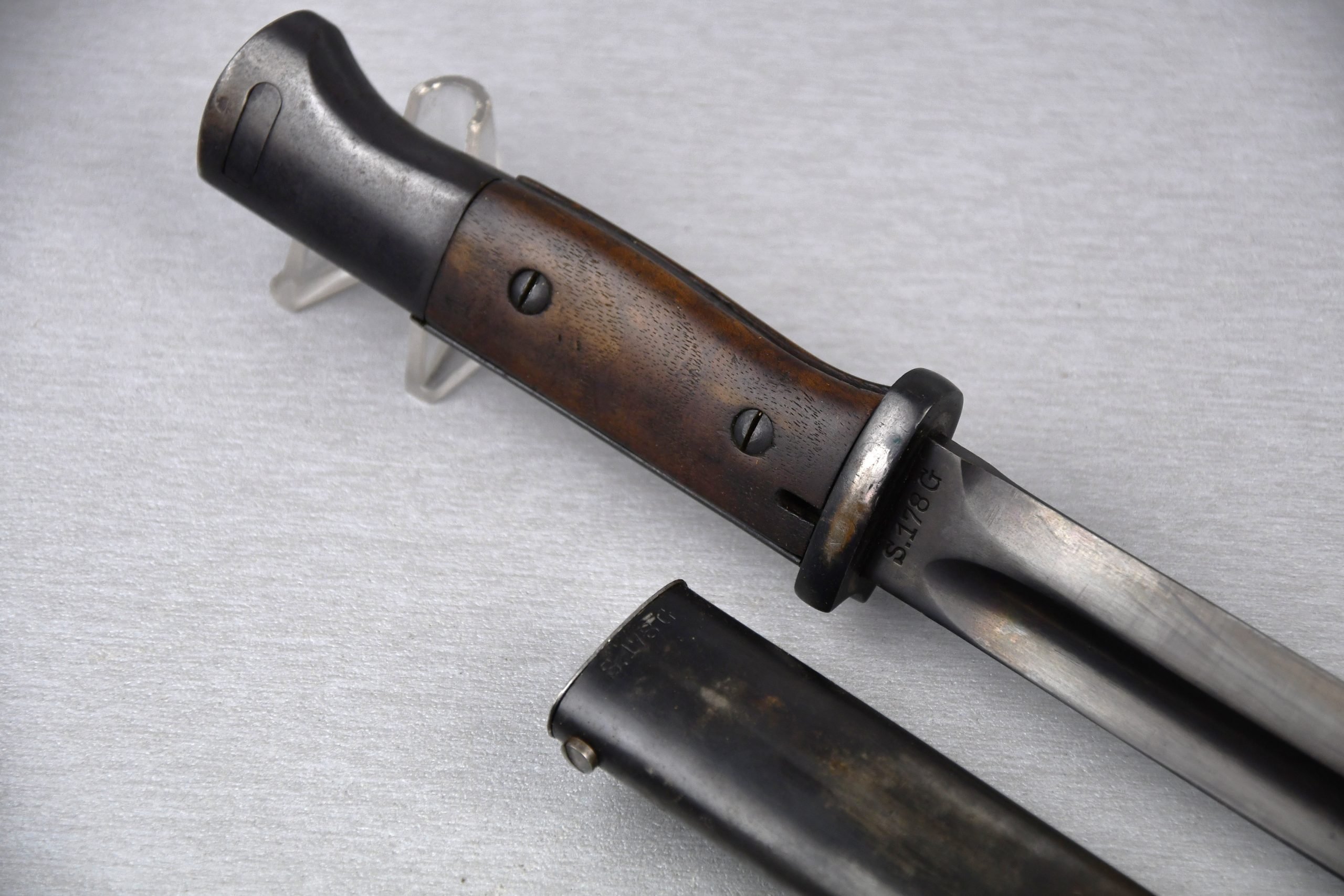 Early matching K98 bayonet by S.178G 'Gebr. Heller' 1935 — image 6
