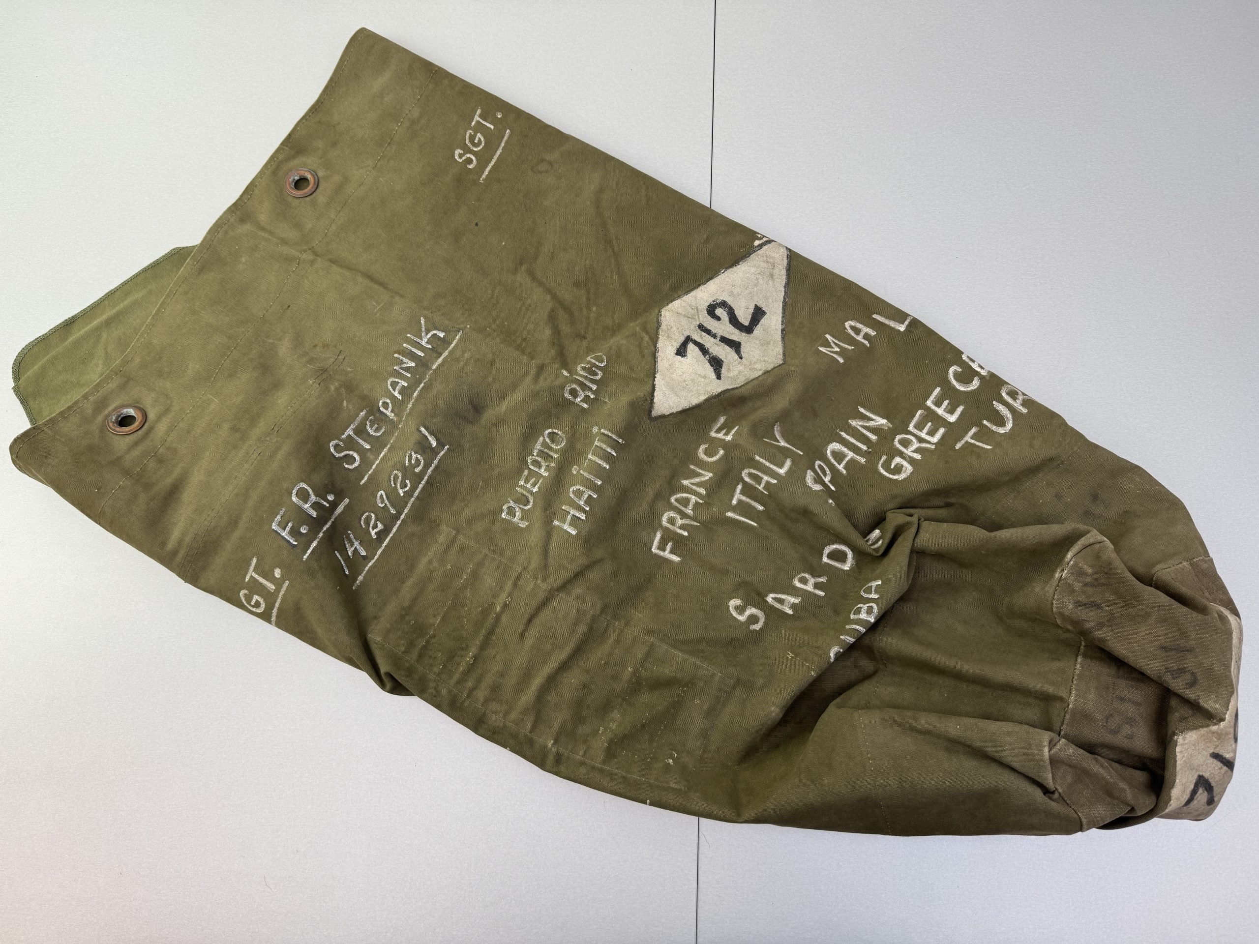 WW2 USA 'souvenir' kit bag Europe, Afrika — image 5