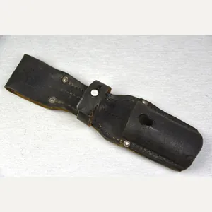 Wehrmacht K98 leather bayonet frog with RBNr.