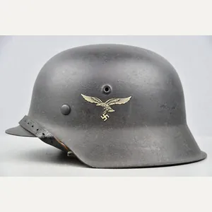 MINT M42 Luftwaffe single decal steel helmet ET64