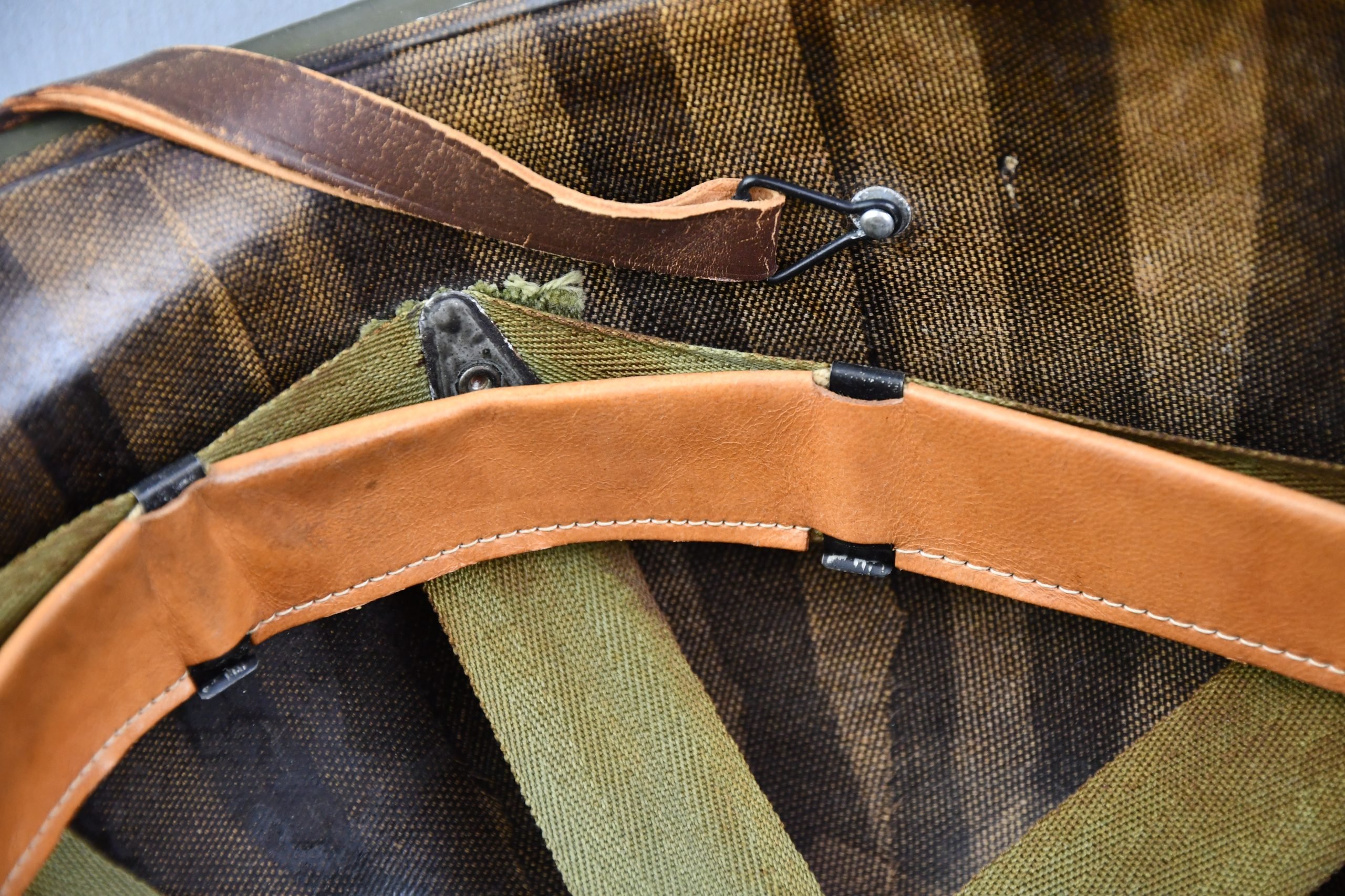 US M1 steel fixed bail helmet by 'Schleuter' with liner by Firestone — image 10