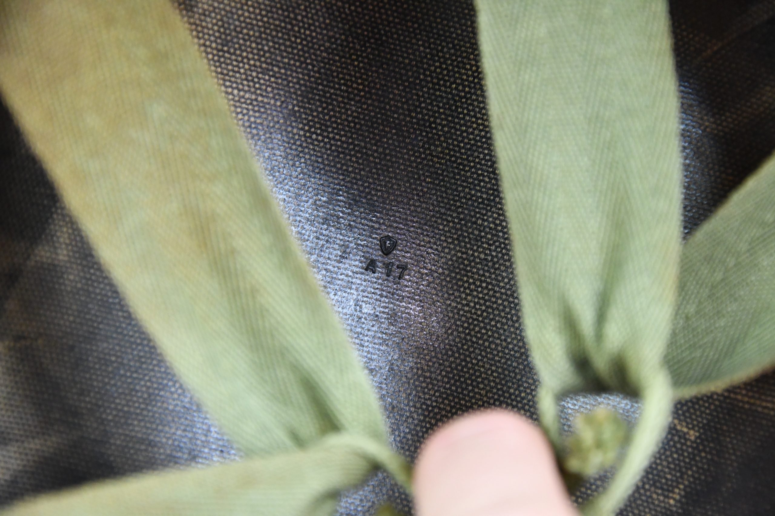 US M1 steel fixed bail helmet by 'Schleuter' with liner by Firestone — image 13