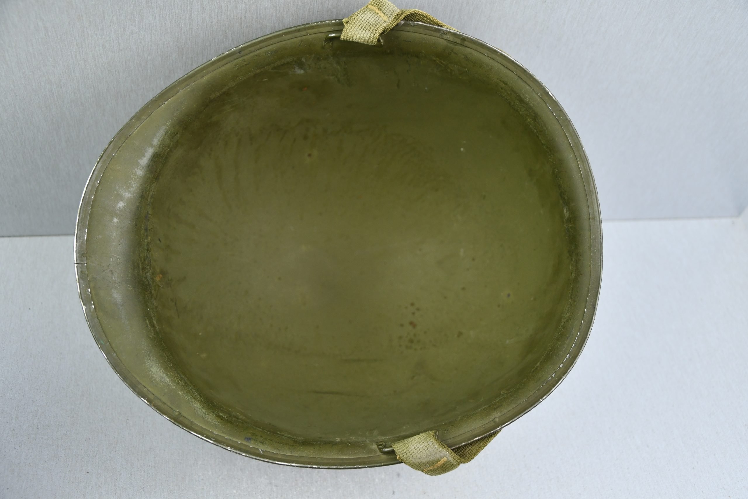 US M1 steel fixed bail helmet by 'Schleuter' with liner by Firestone — image 17