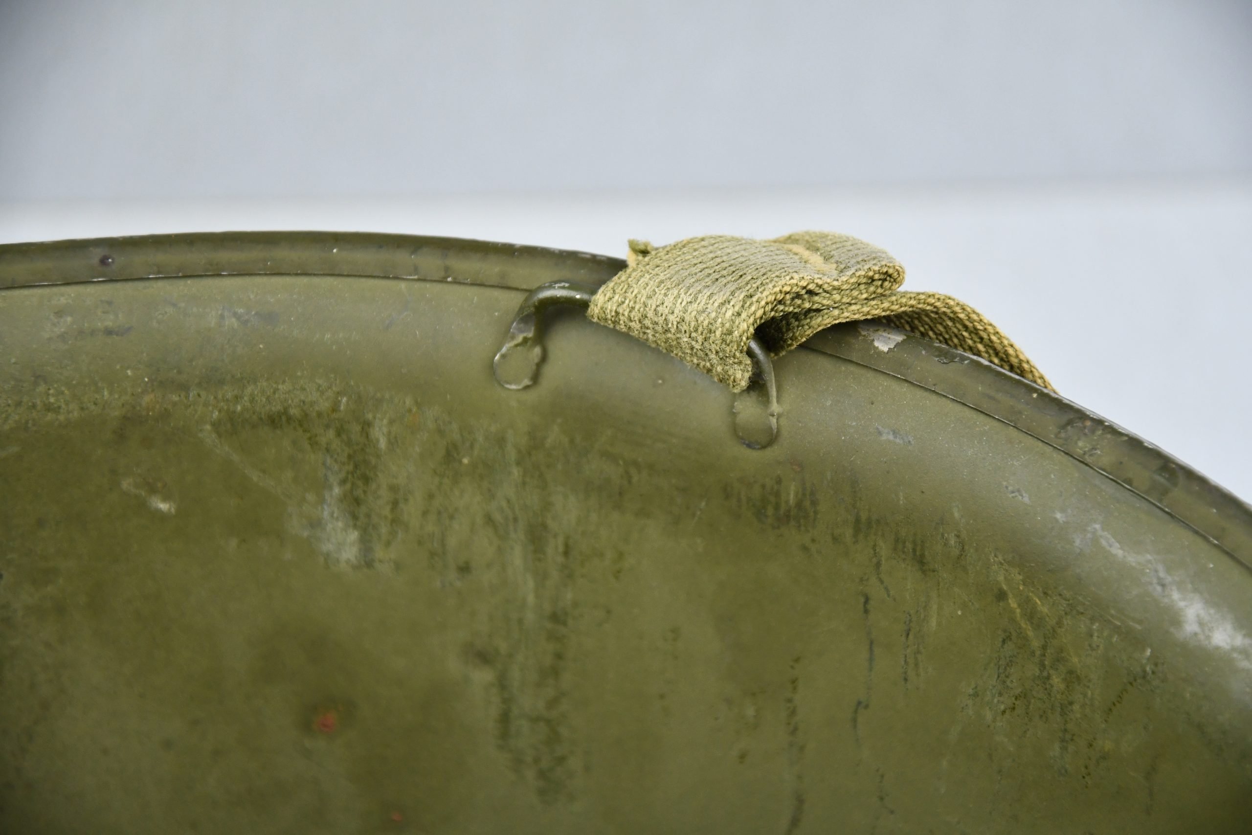 US M1 steel fixed bail helmet by 'Schleuter' with liner by Firestone — image 18