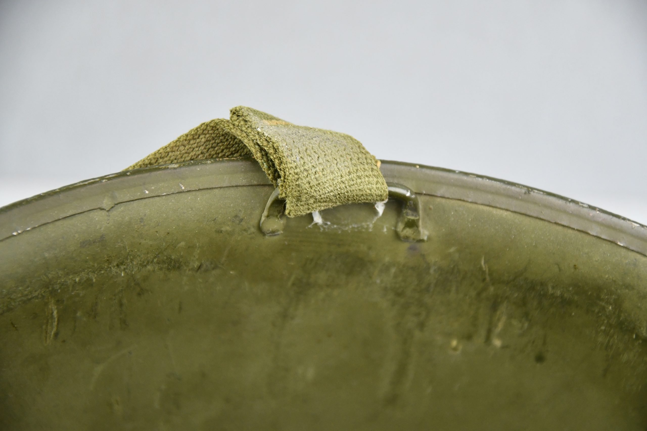 US M1 steel fixed bail helmet by 'Schleuter' with liner by Firestone — image 19