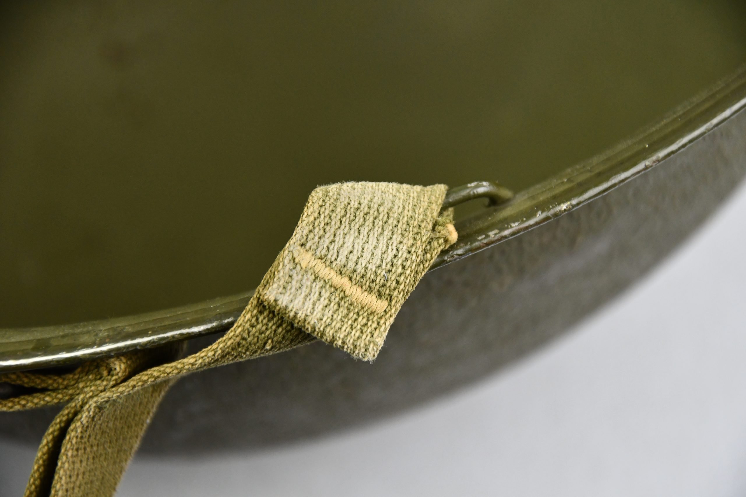 US M1 steel fixed bail helmet by 'Schleuter' with liner by Firestone — image 21