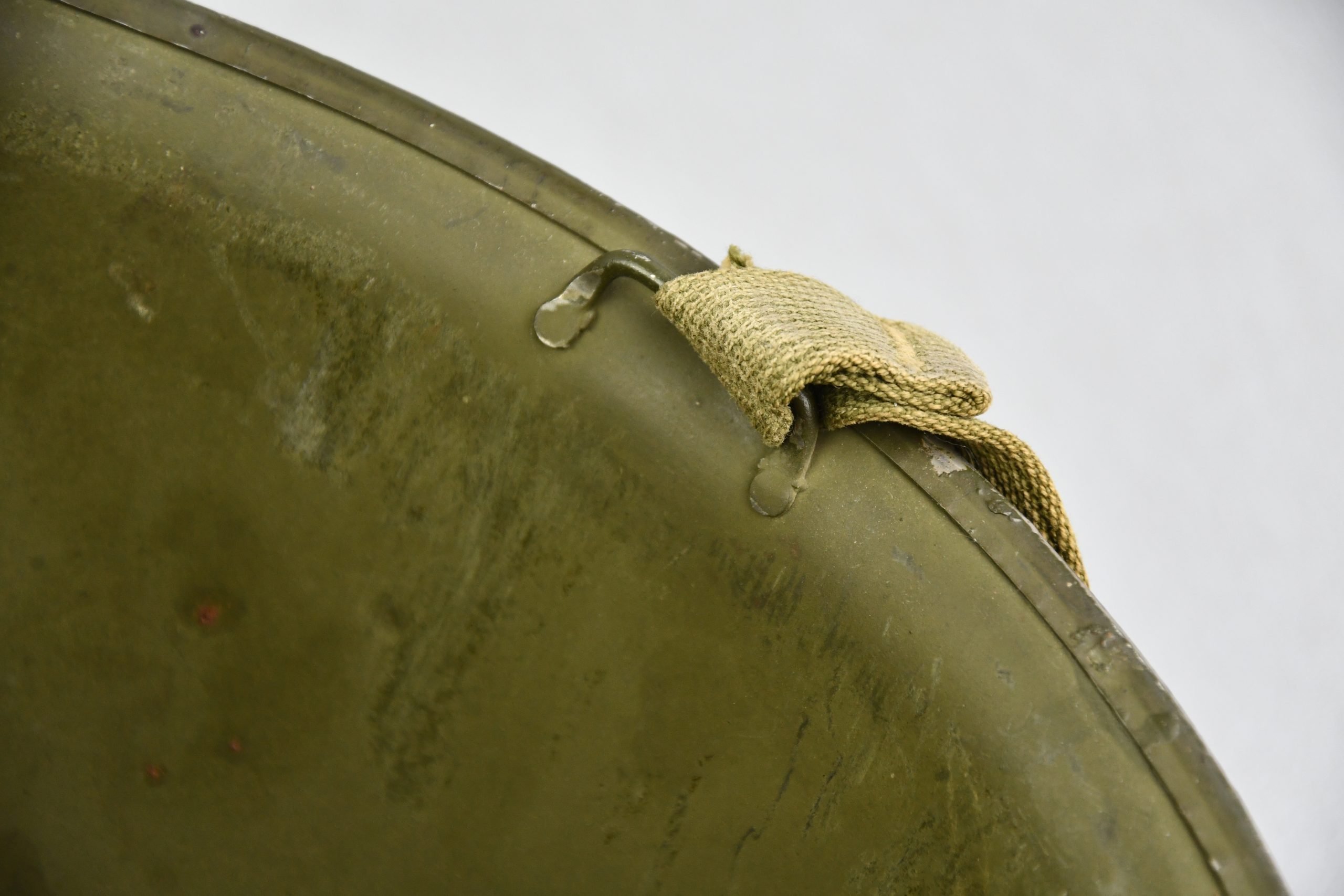 US M1 steel fixed bail helmet by 'Schleuter' with liner by Firestone — image 22