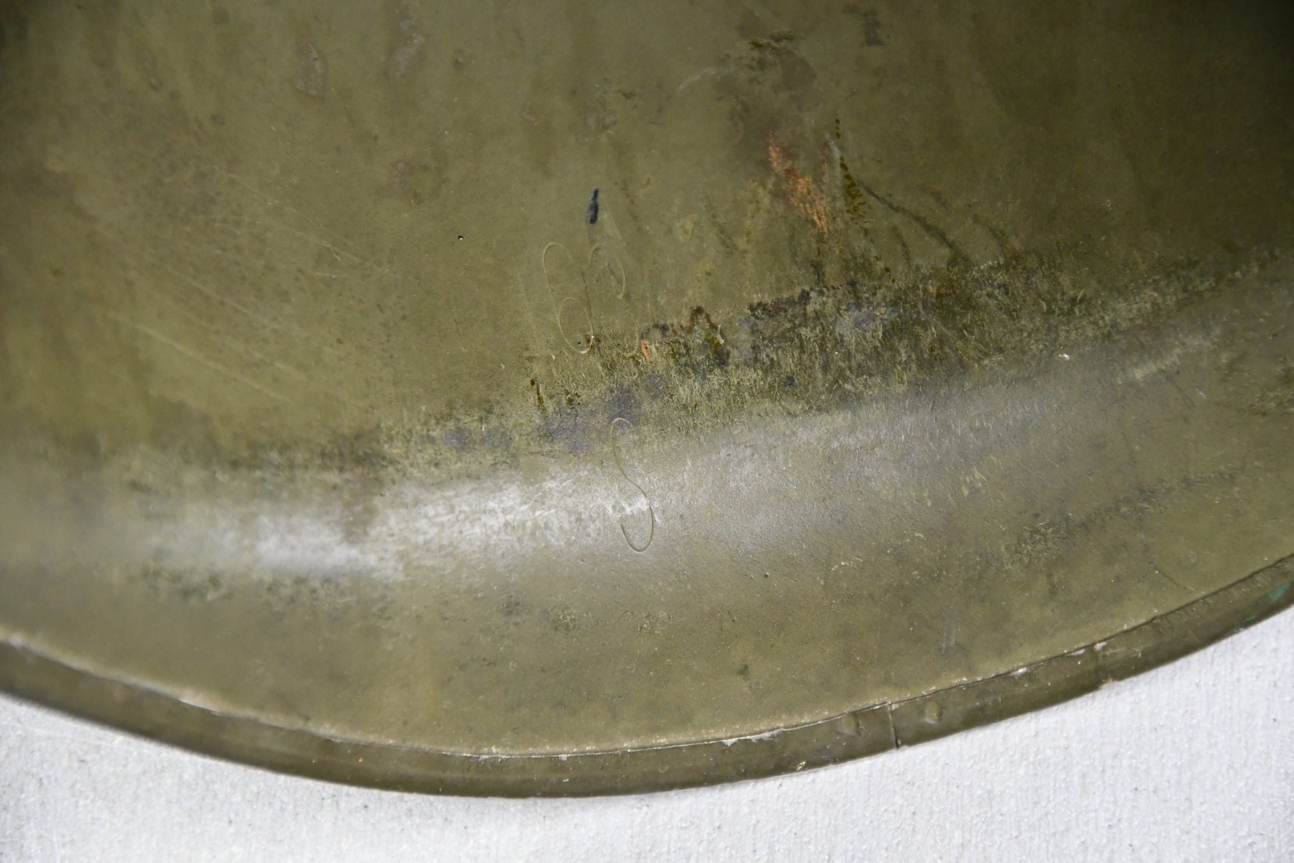 US M1 steel fixed bail helmet by 'Schleuter' with liner by Firestone — image 23