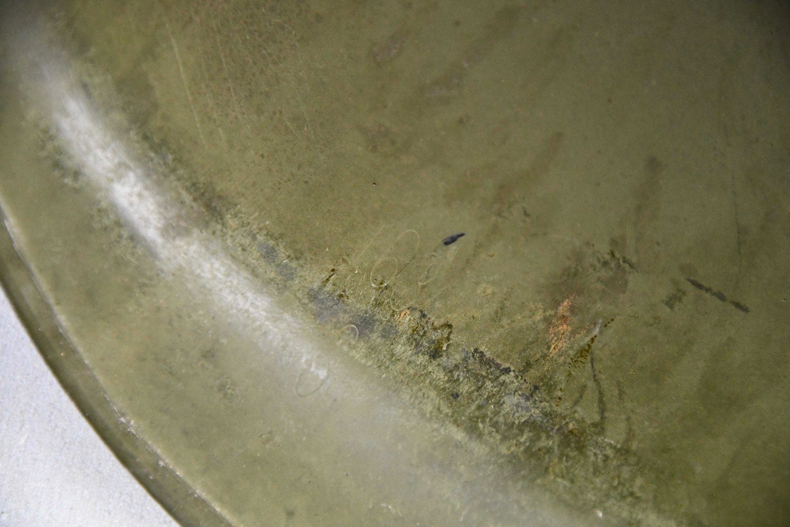 US M1 steel fixed bail helmet by 'Schleuter' with liner by Firestone — image 24