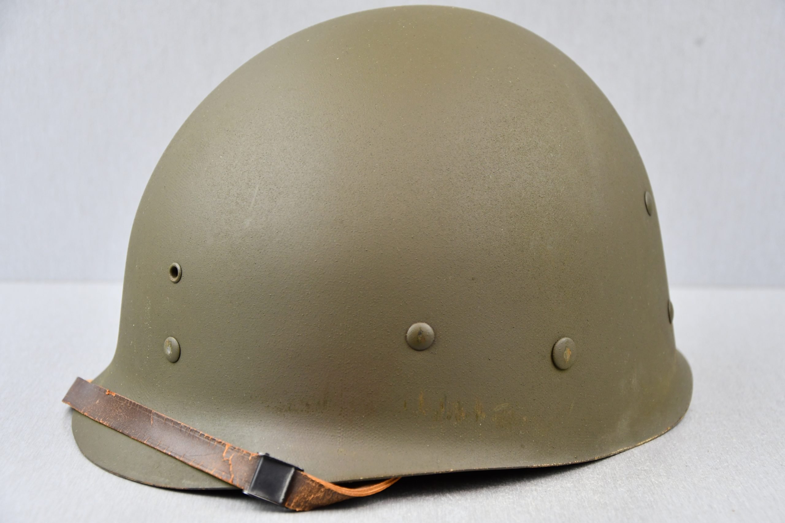 US M1 steel fixed bail helmet by 'Schleuter' with liner by Firestone — image 25