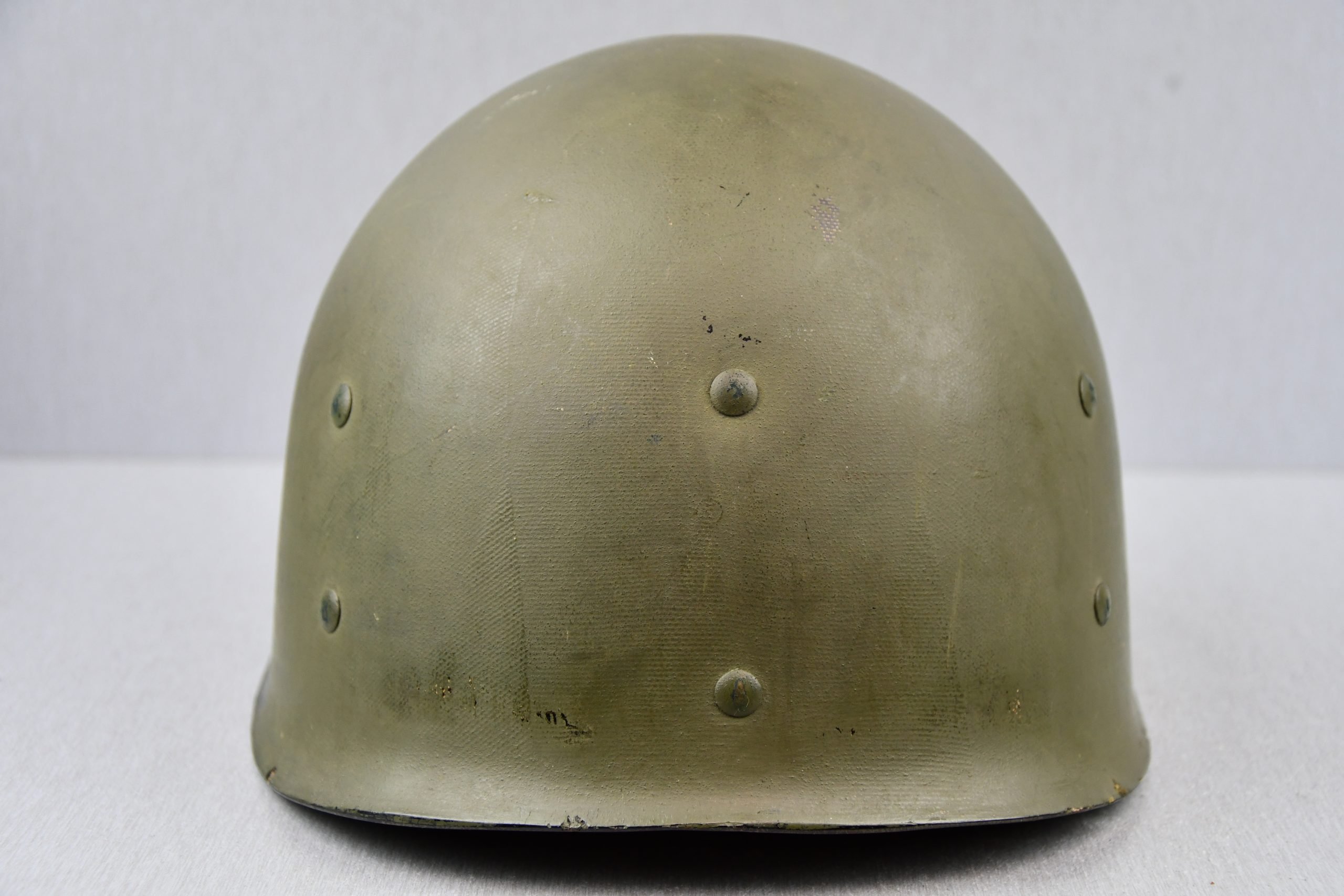 US WW2 M1 fixed bale steel helmet with liner by CAPAC — image 17