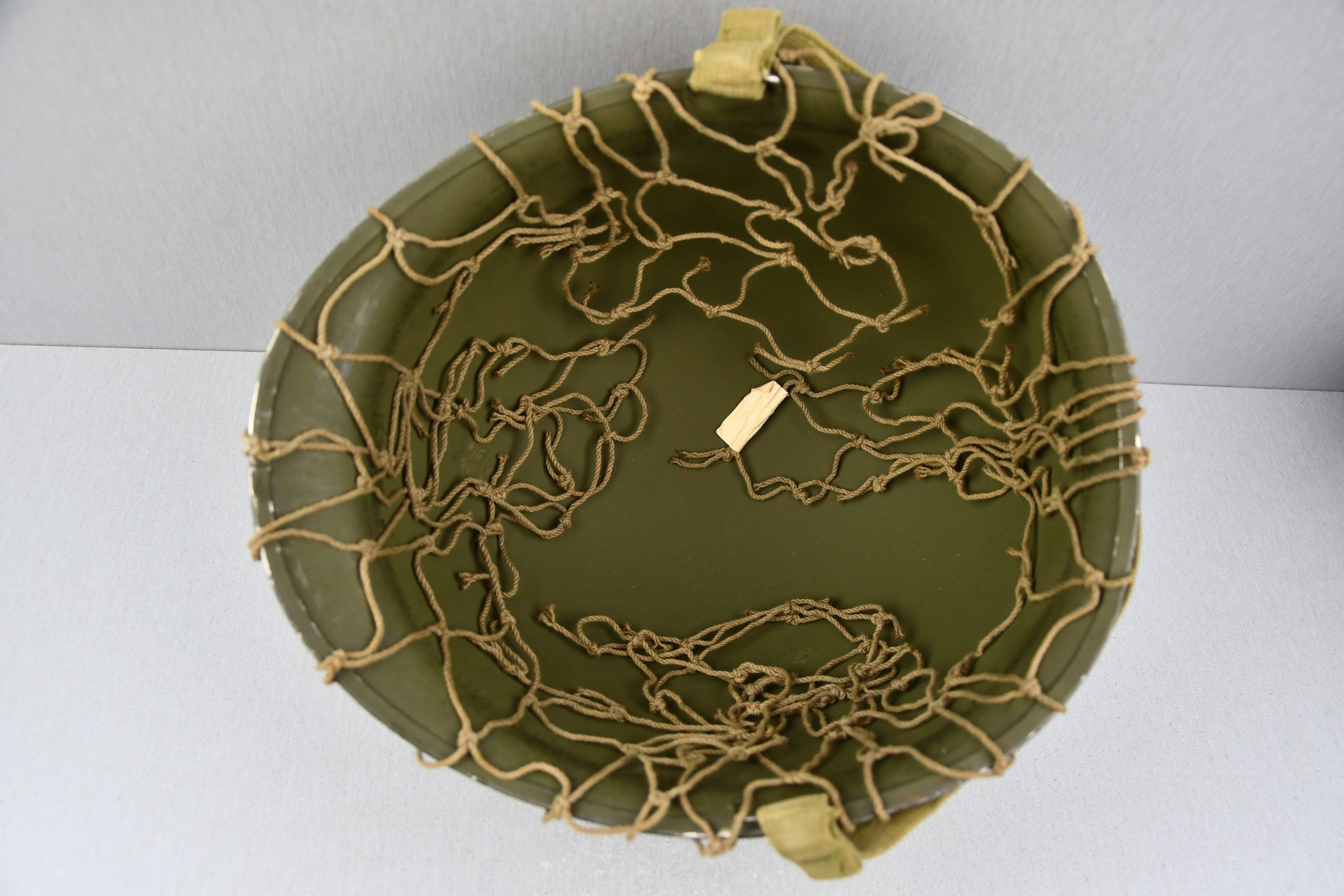 US WW2 M1 fixed bale steel helmet with liner by CAPAC — image 18