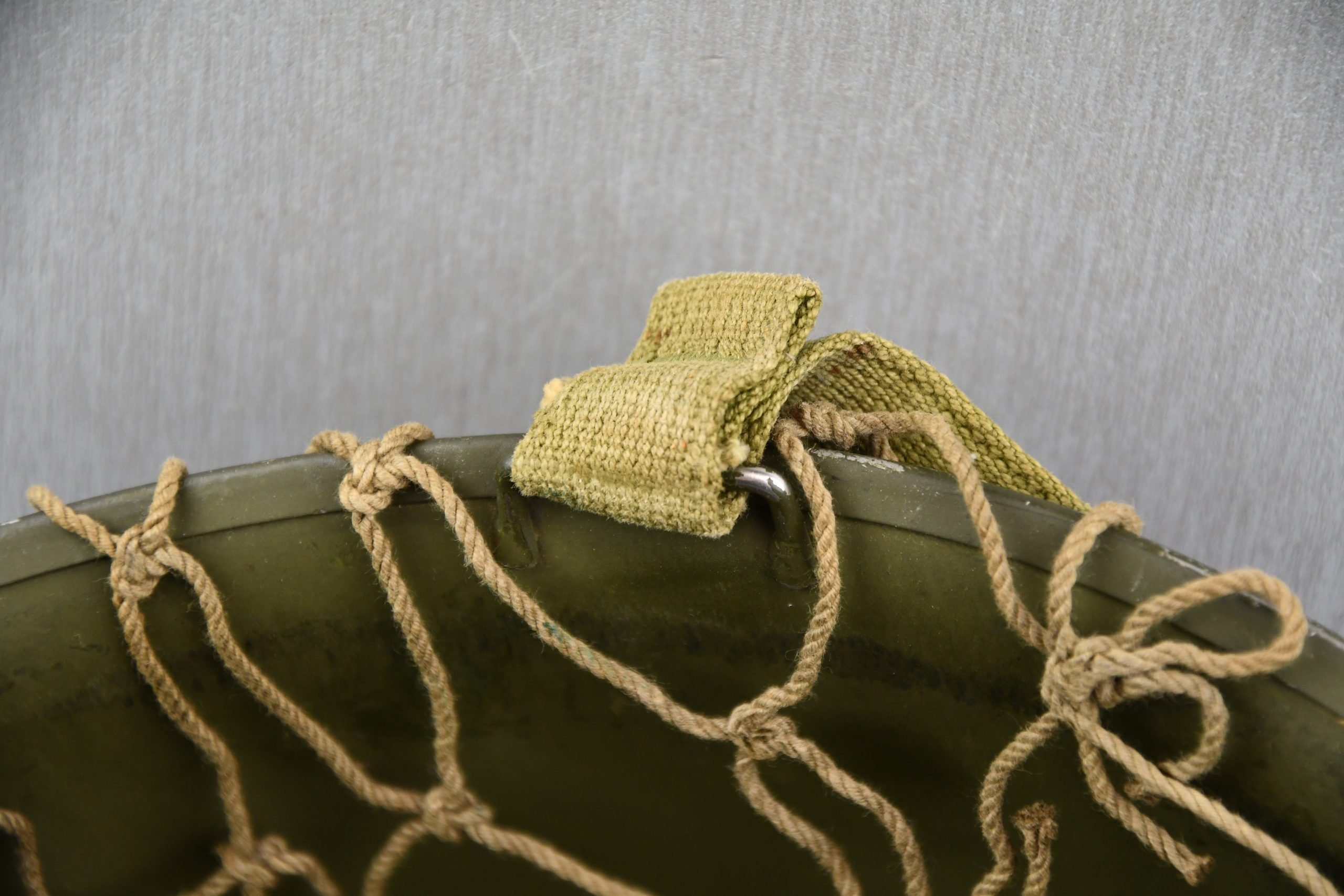 US WW2 M1 fixed bale steel helmet with liner by CAPAC — image 19