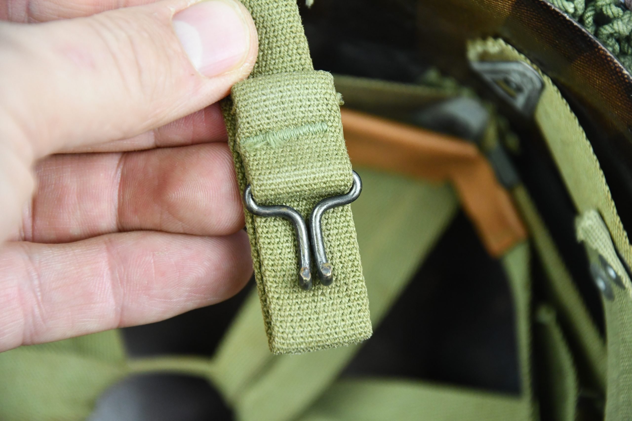 MINT US WW2 M1 fixed bale steel helmet with early Inland liner — image 12