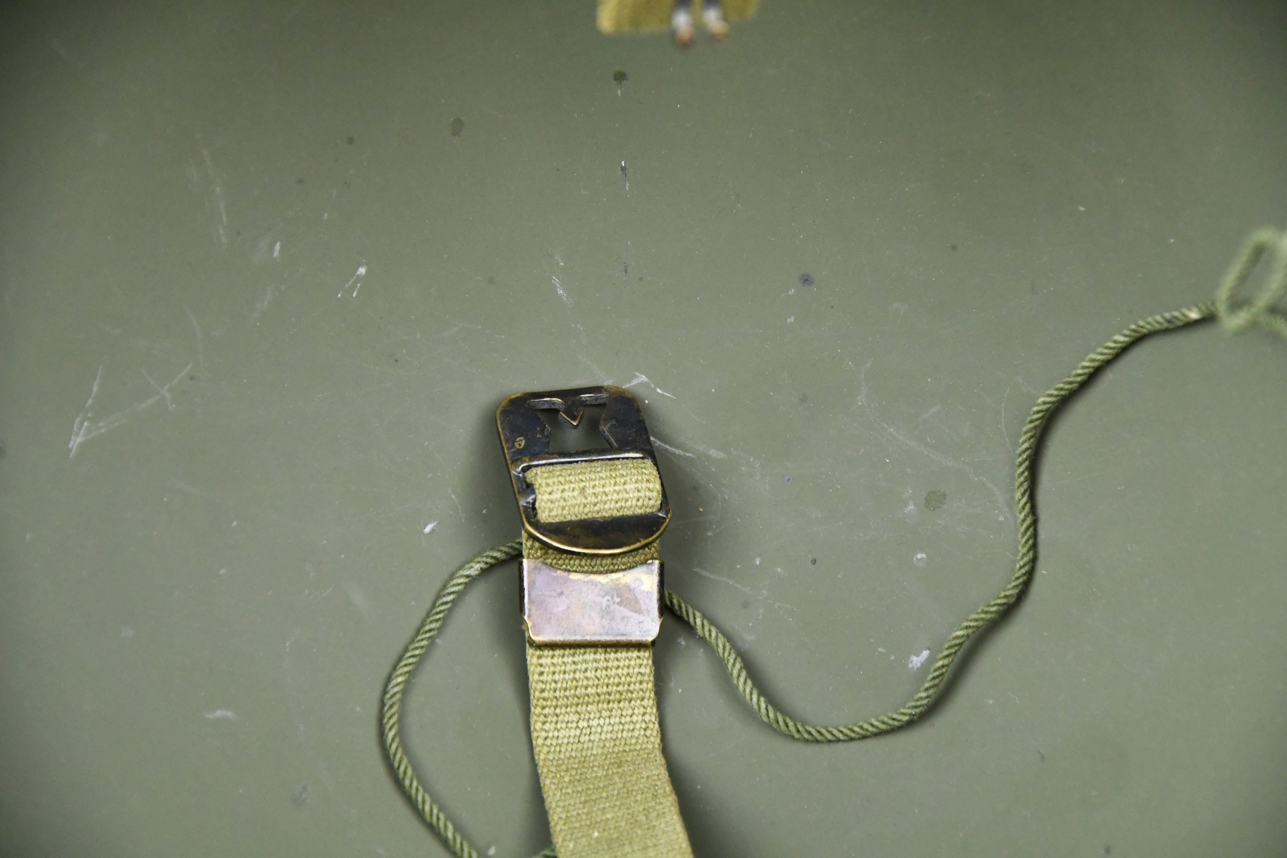 MINT US WW2 M1 fixed bale steel helmet with early Inland liner — image 20