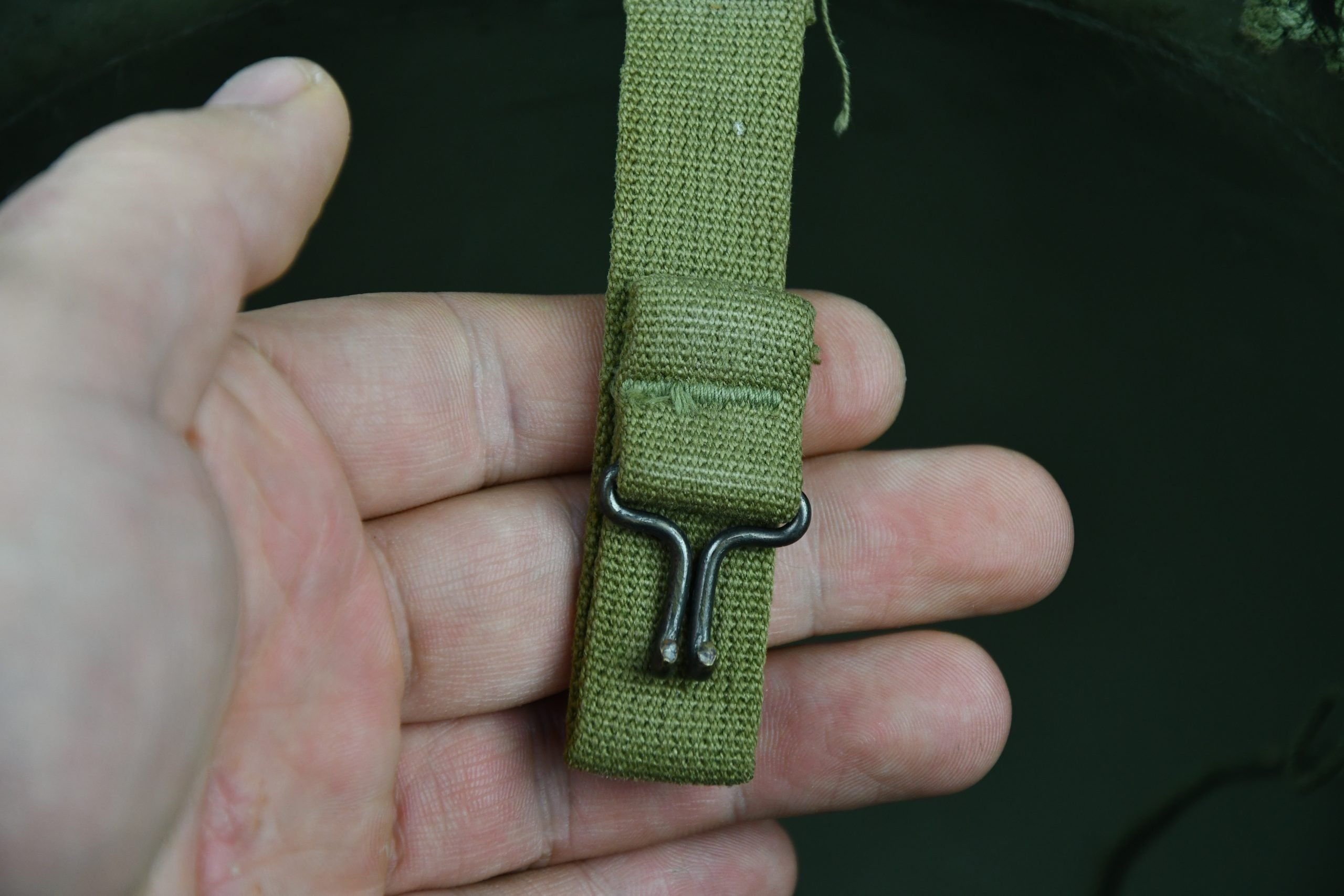 MINT US WW2 M1 fixed bale steel helmet with early Inland liner — image 21