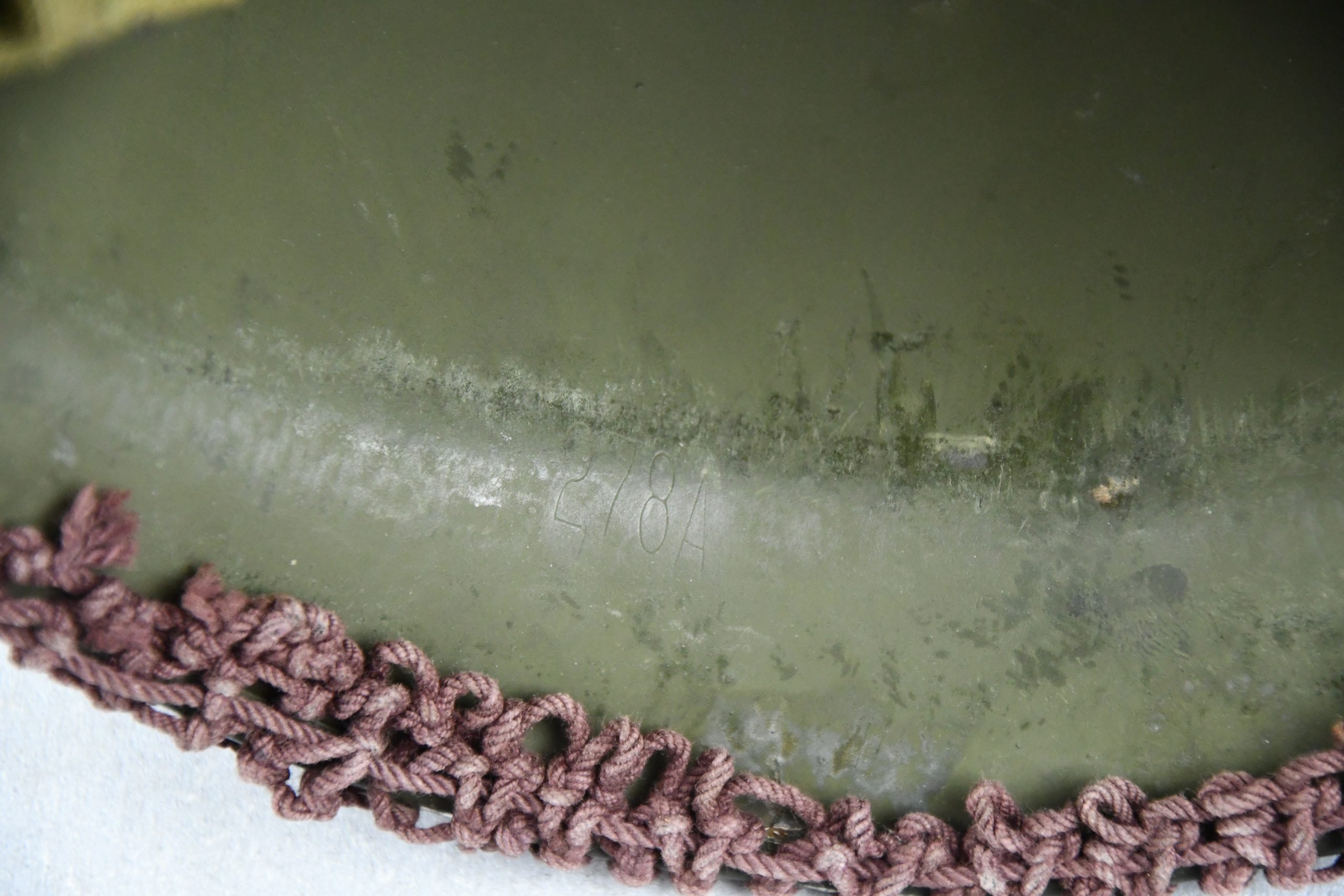 MINT US WW2 M1 fixed bale steel helmet with early Inland liner — image 24