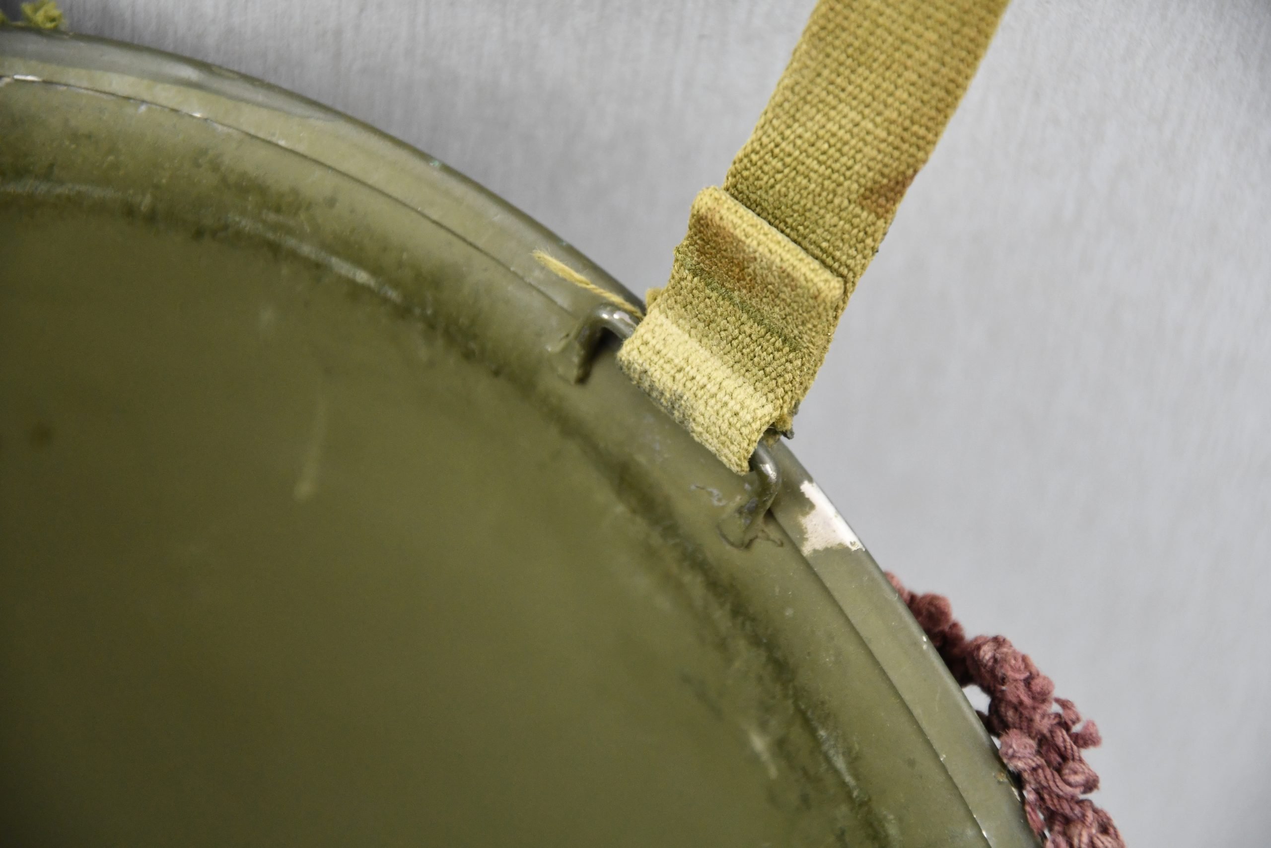 MINT US WW2 M1 fixed bale steel helmet with early Inland liner — image 25