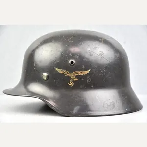 M35 Luftwaffe ex-double decal steel helmet Q64 1938