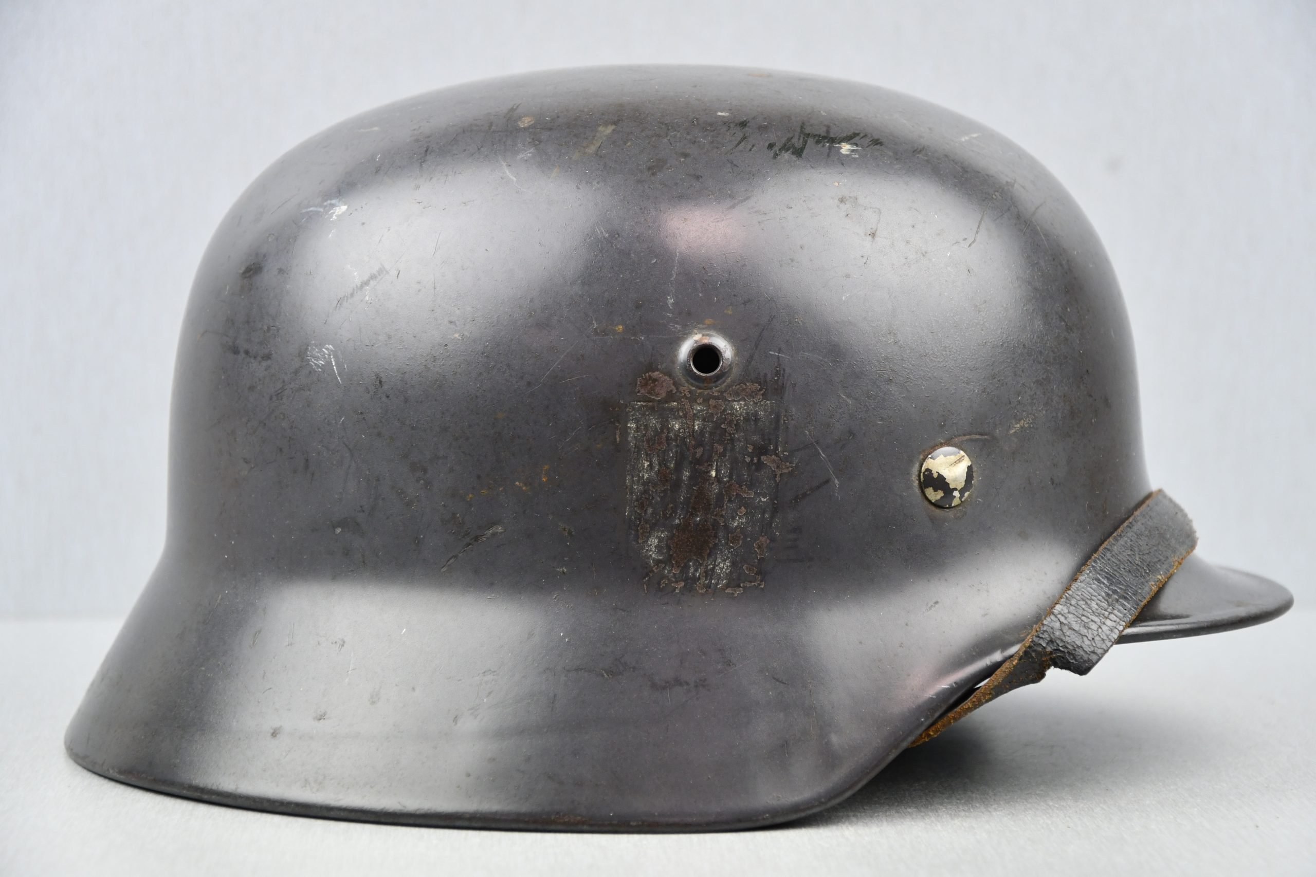 M35 Luftwaffe ex-double decal steel helmet Q66 1939 — image 4