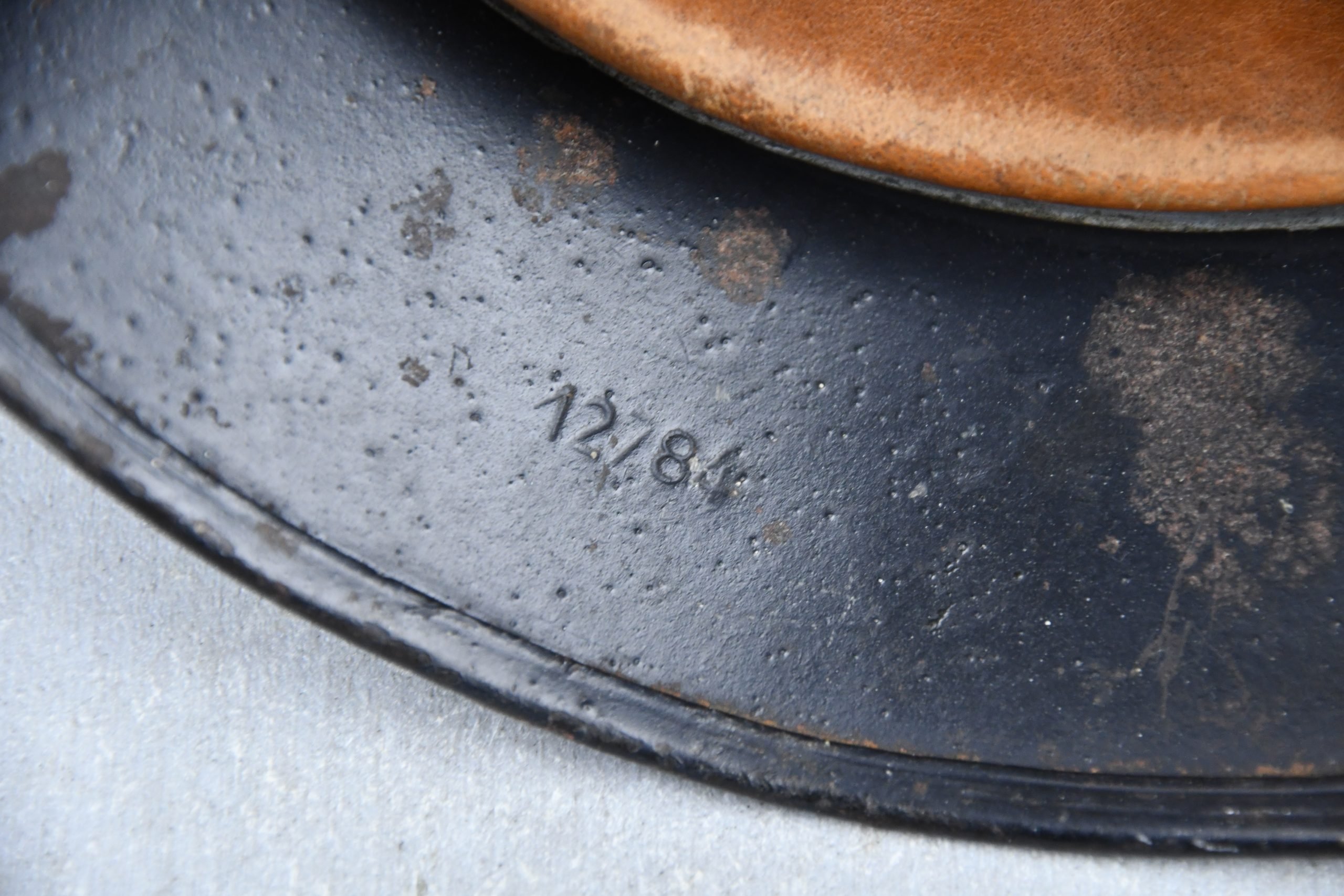 M40 Luftwaffe single decal steel helmet hkp64 — image 12