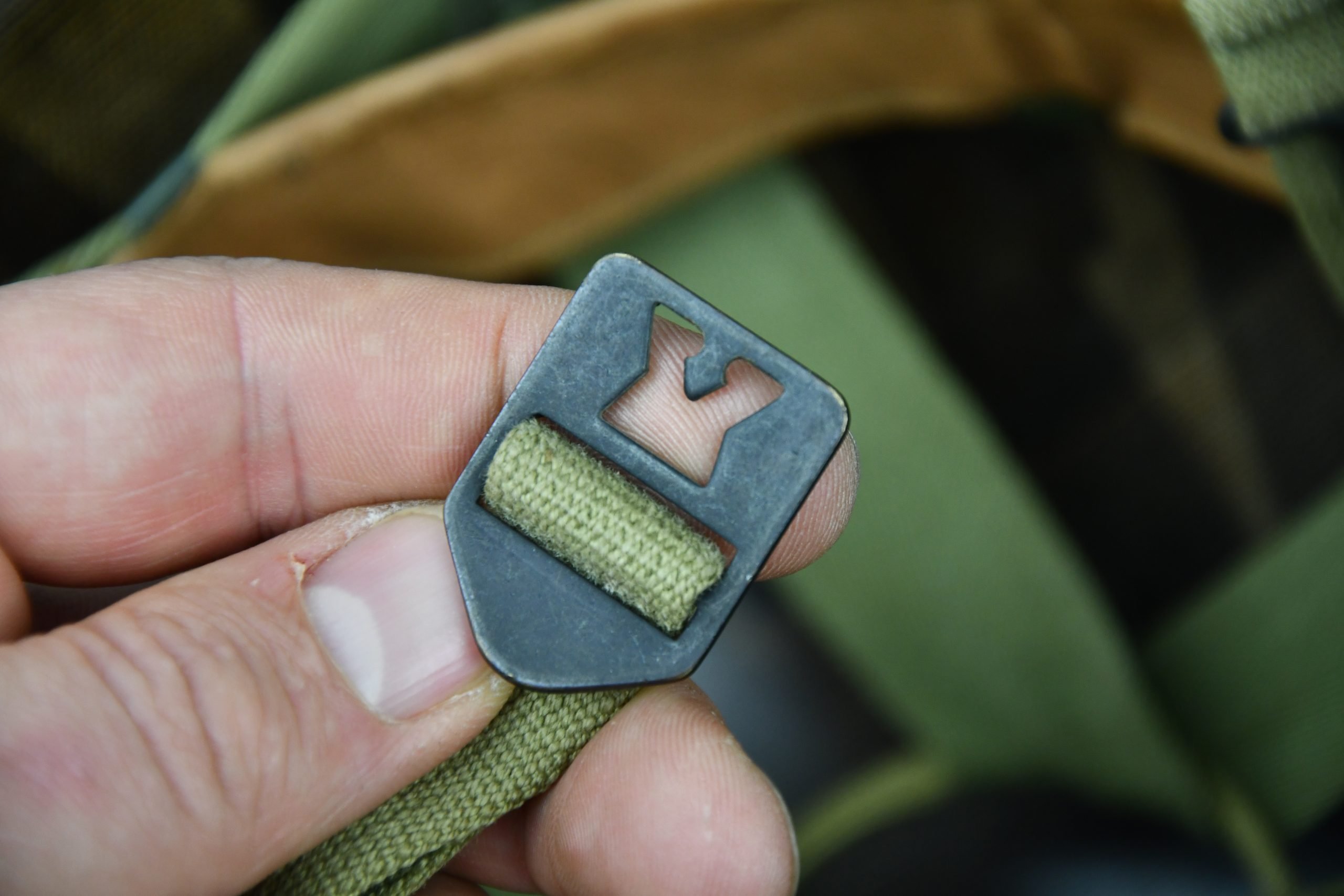 US WW2 M1-C paratrooper helmet with Westinghouse liner — image 14