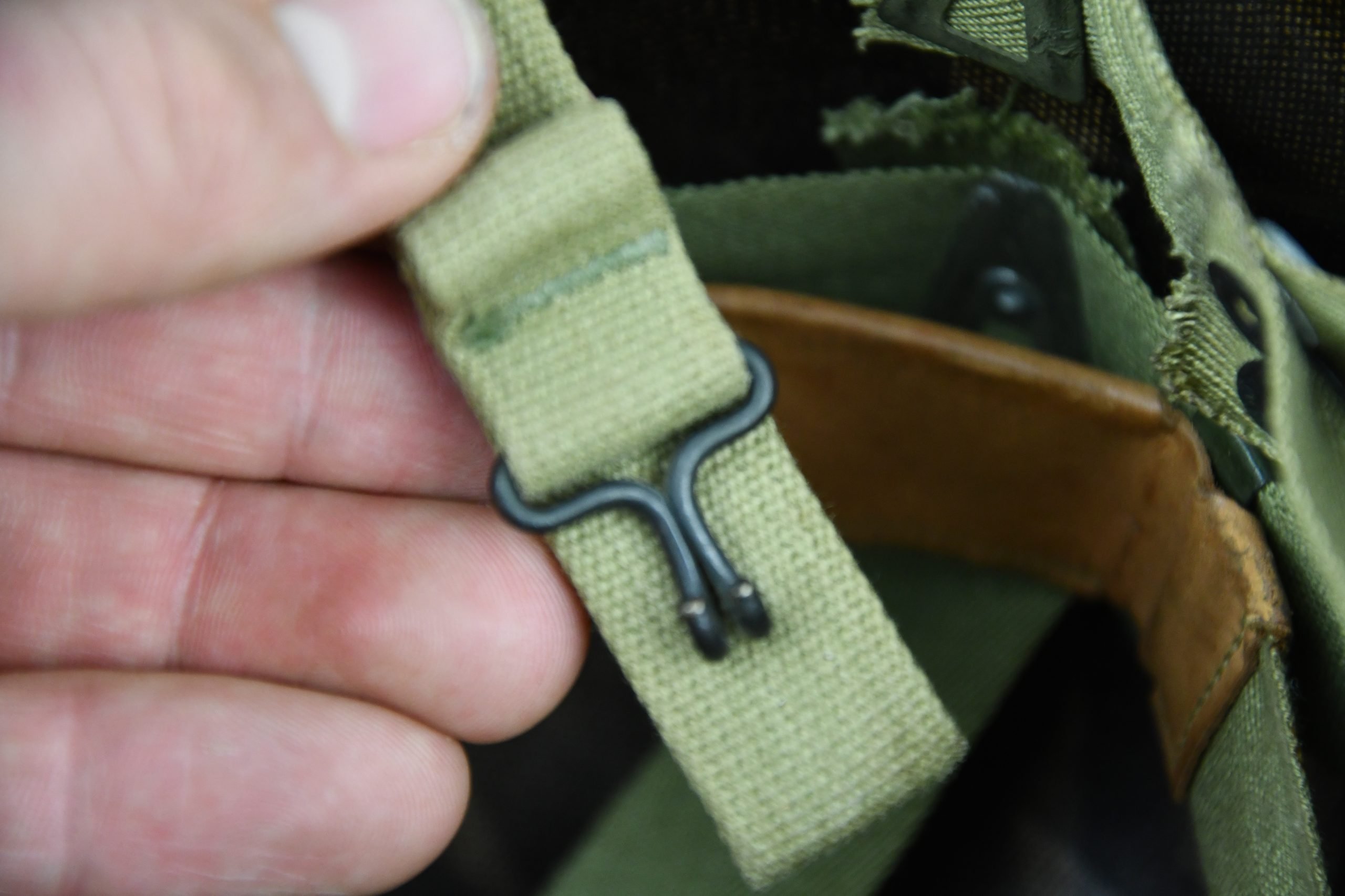US WW2 M1-C paratrooper helmet with Westinghouse liner — image 15