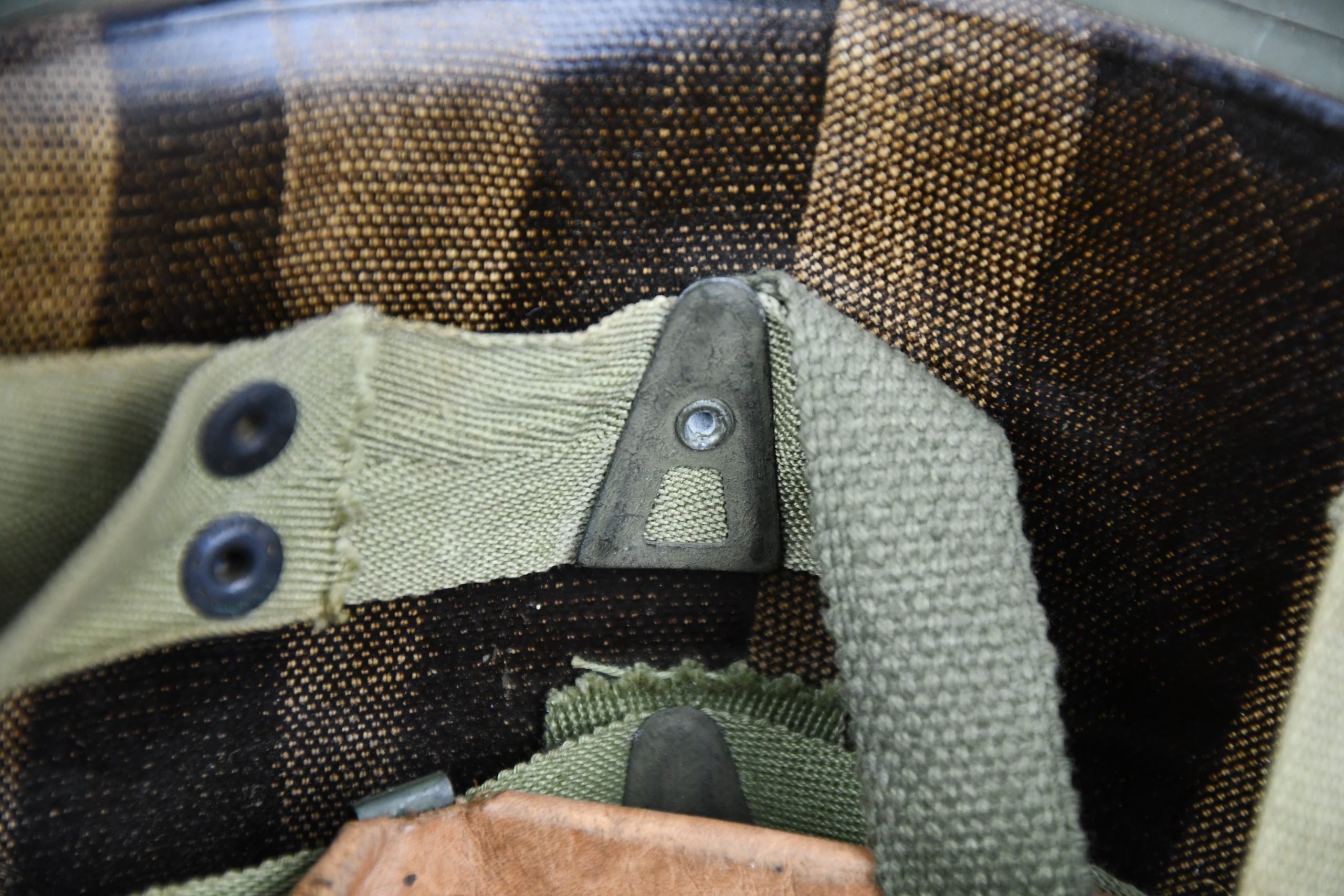 US WW2 M1-C paratrooper helmet with Westinghouse liner — image 17