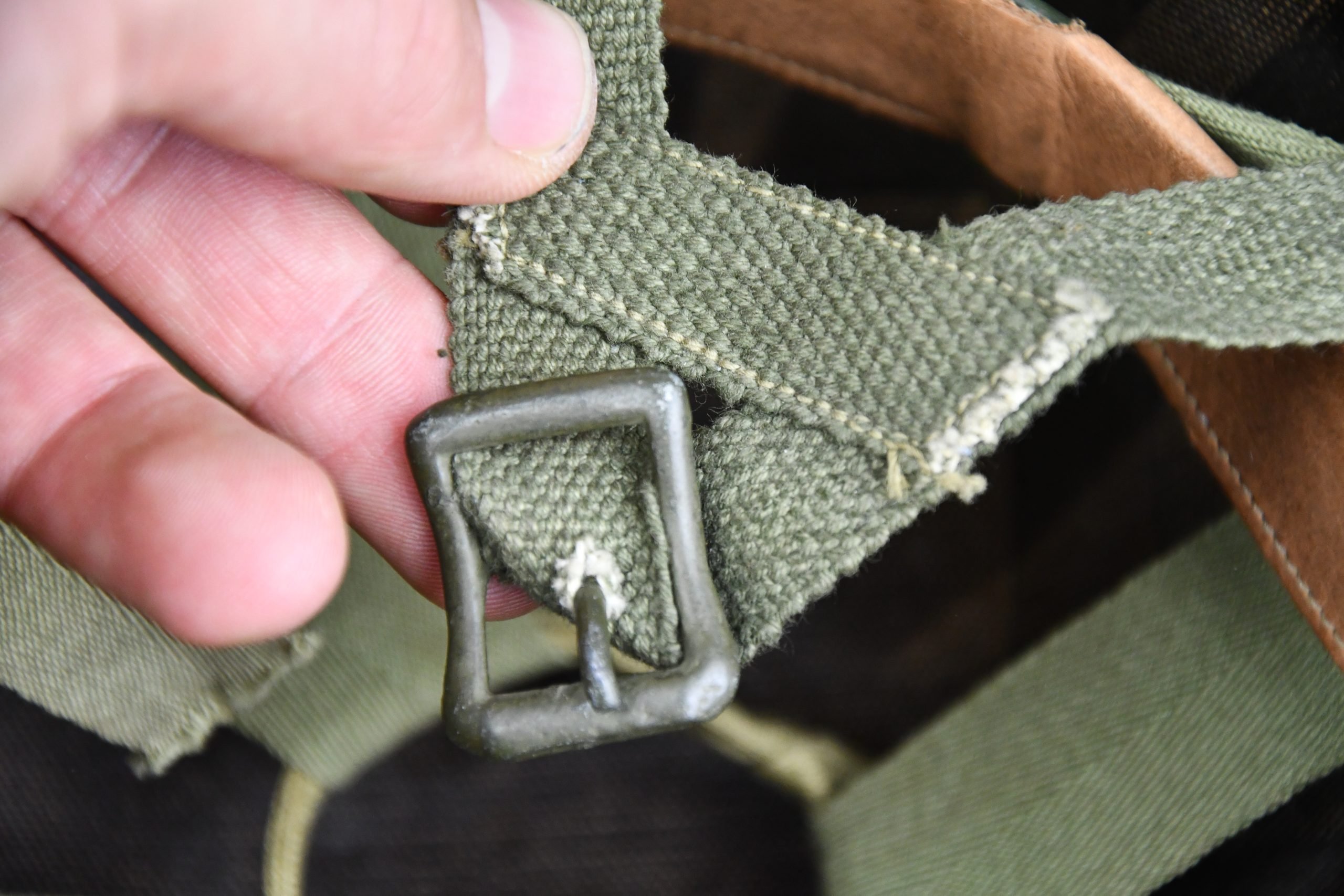 US WW2 M1-C paratrooper helmet with Westinghouse liner — image 18