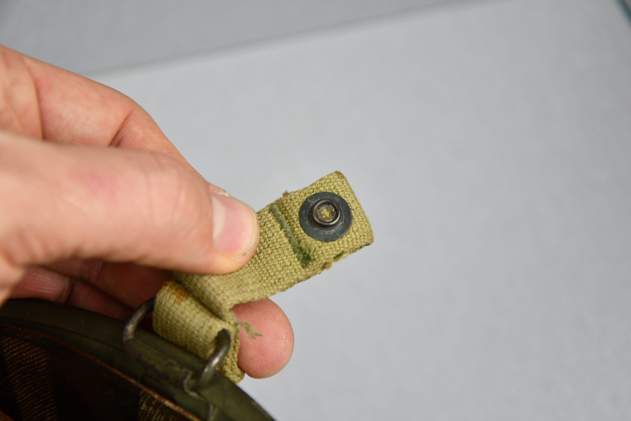 US WW2 M1-C paratrooper helmet with Westinghouse liner — image 25