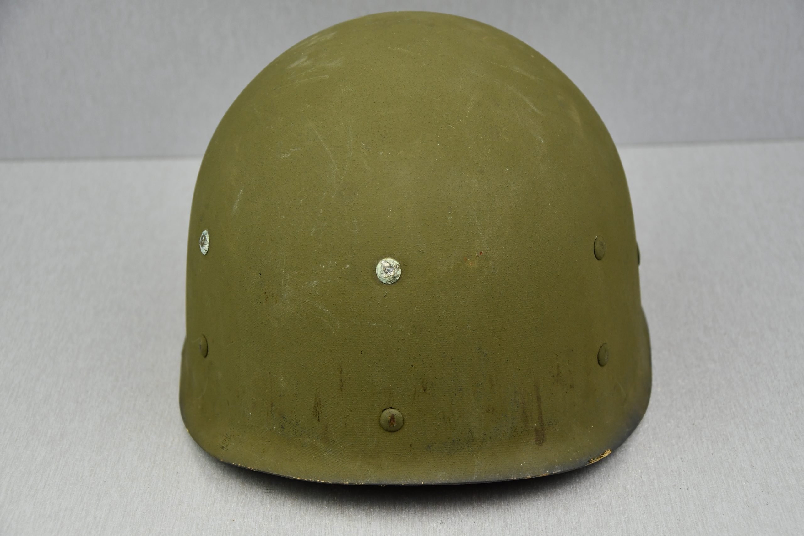 US WW2 M1 fixed bale steel helmet with liner by CAPAC for Lieutenant — image 28