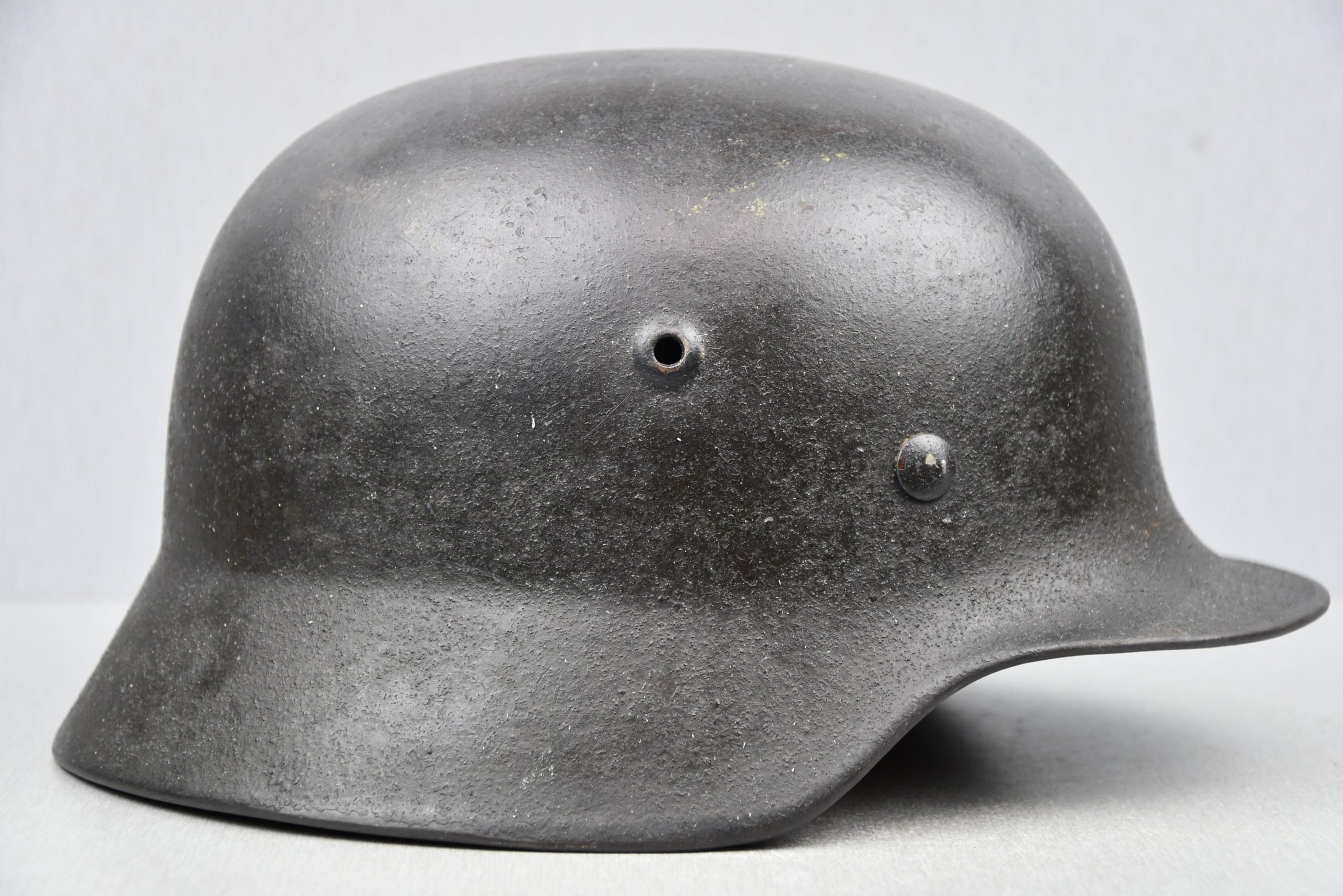 M40 Luftwaffe single decal steel helmet hkp64 named Uffz. Wabersitzki — image 4