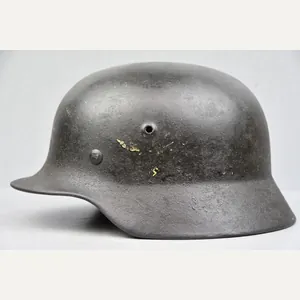 M40 Luftwaffe single decal steel helmet hkp64 named Uffz. Wabersitzki