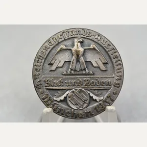 Blut Und Boden (Blood And Soil) table medal in silver …