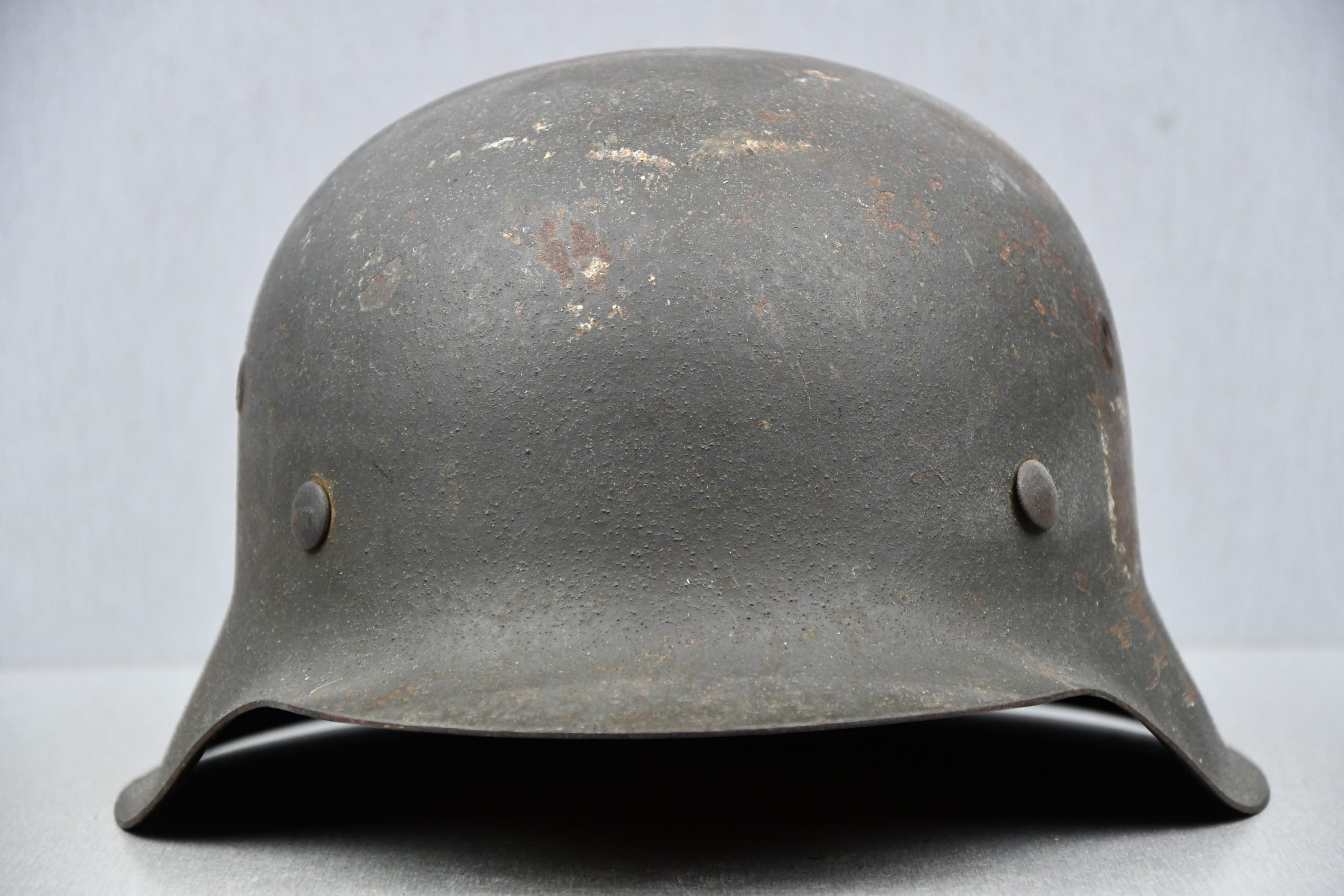 M42 army (Heer) ex-single decal steel helmet ET62 — image 3