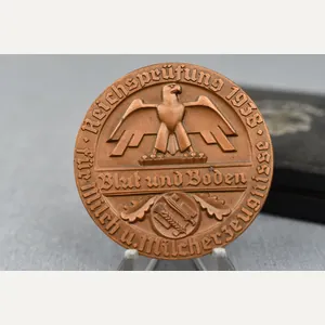 Blut Und Boden (Blood And Soil) large table medal in …