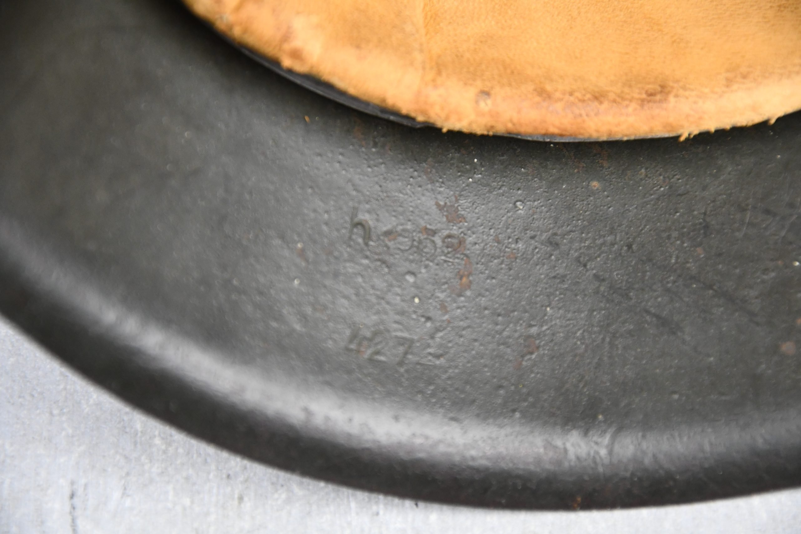 M42 Army/Waffen-SS no decal steel helmet hkp64 — image 11