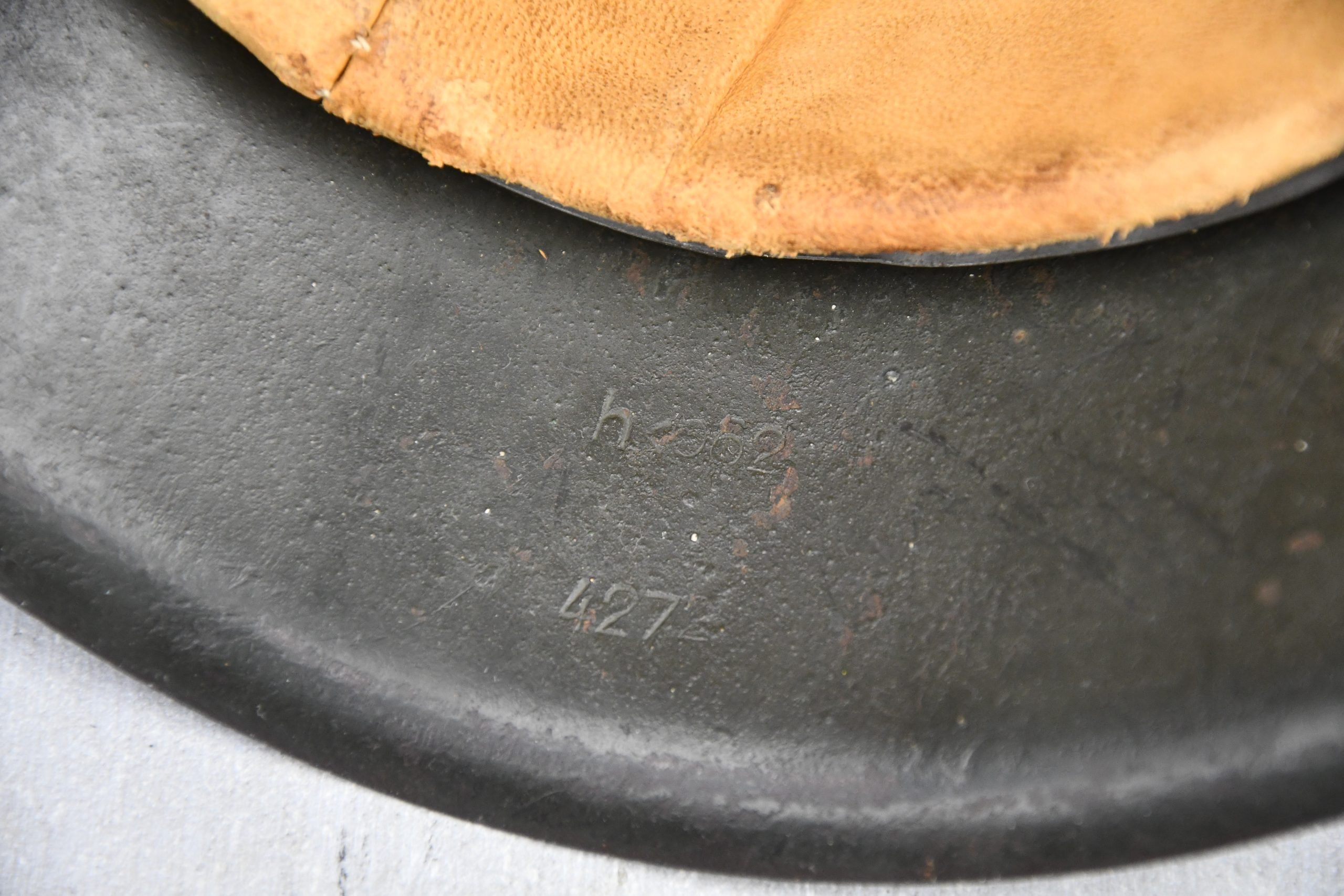 M42 Army/Waffen-SS no decal steel helmet hkp64 — image 12