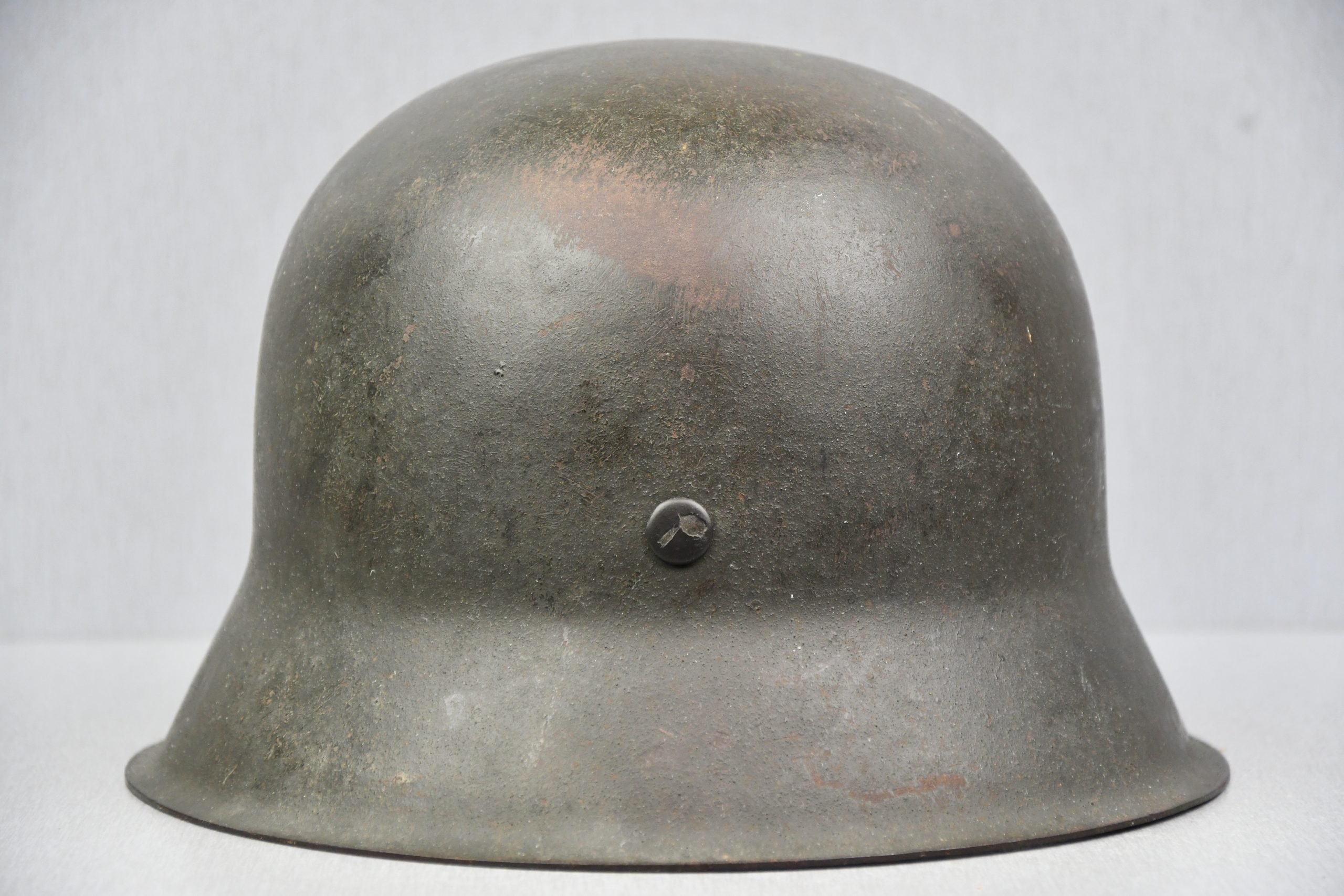 M42 Army/Waffen-SS no decal steel helmet hkp64 — image 4
